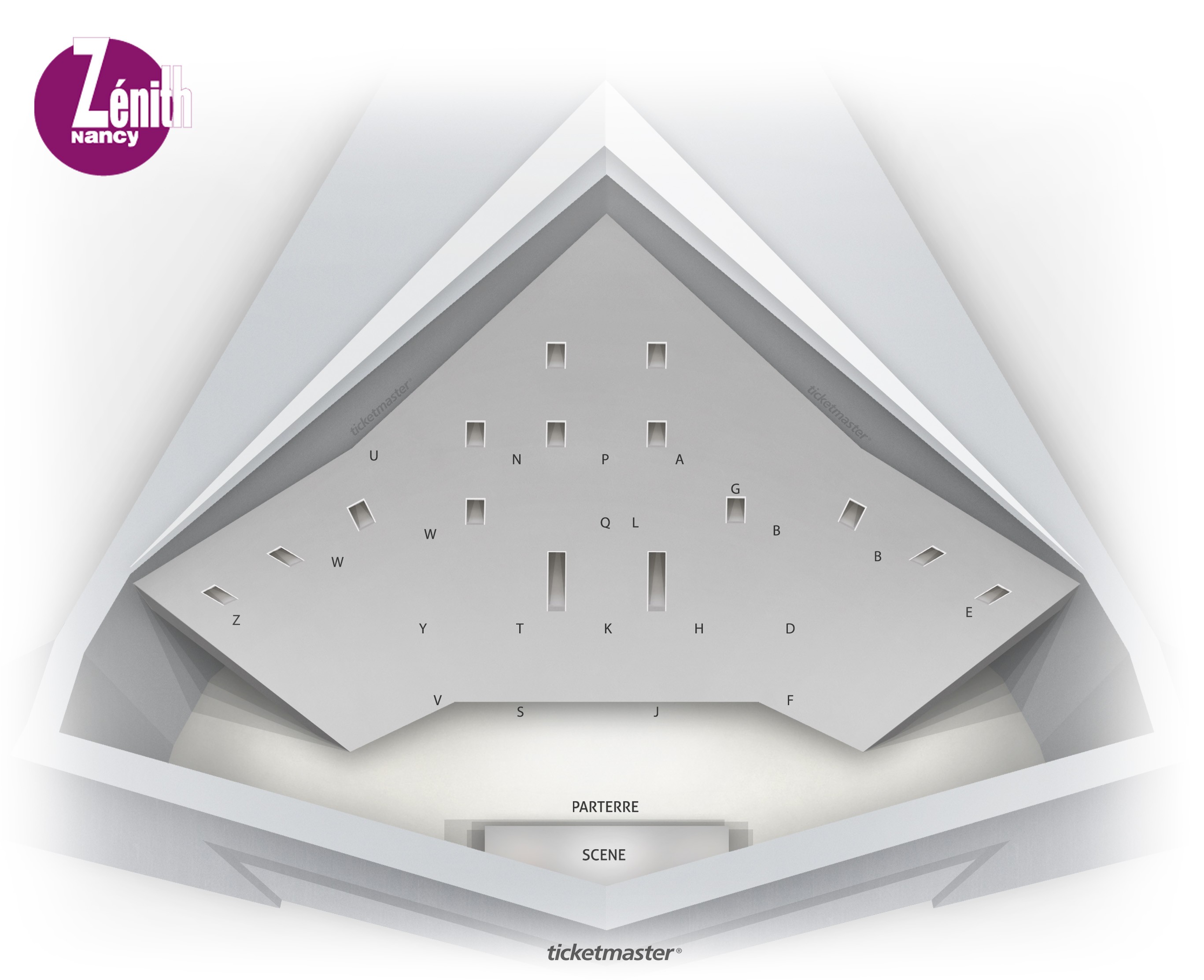 Plan de salle - ZENITH DE NANCY