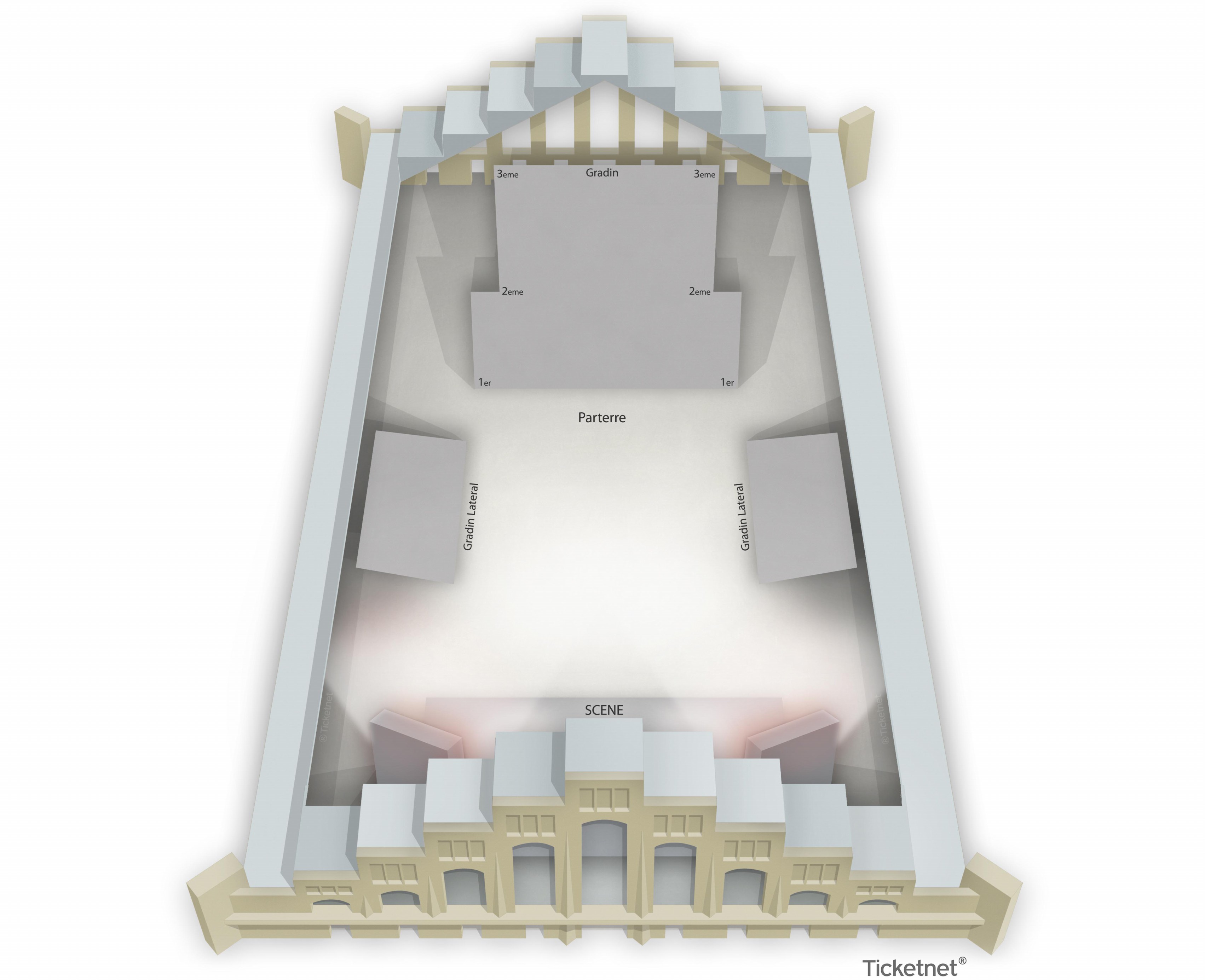 Plan de salle - HALLE TONY GARNIER