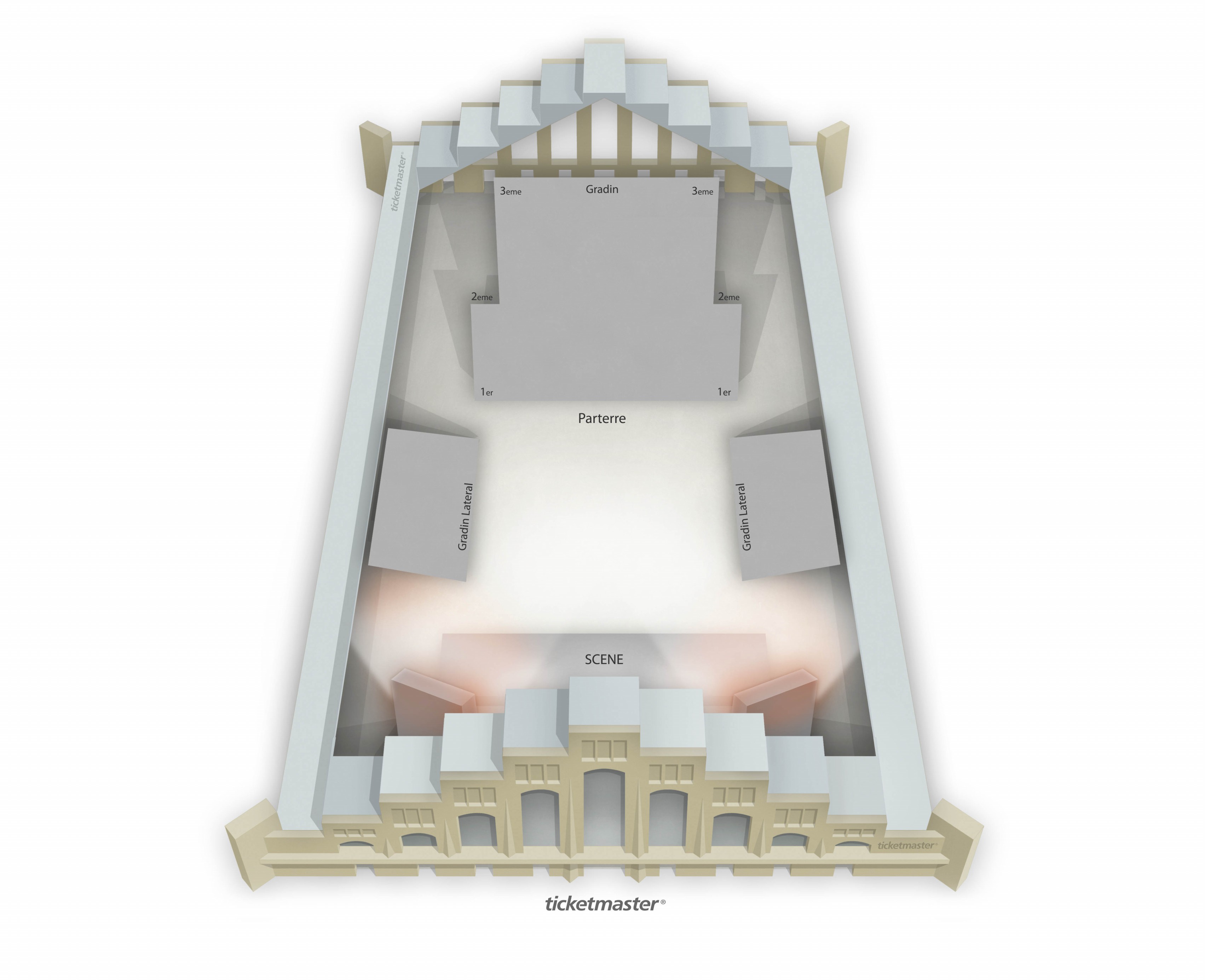 Plan de salle - HALLE TONY GARNIER