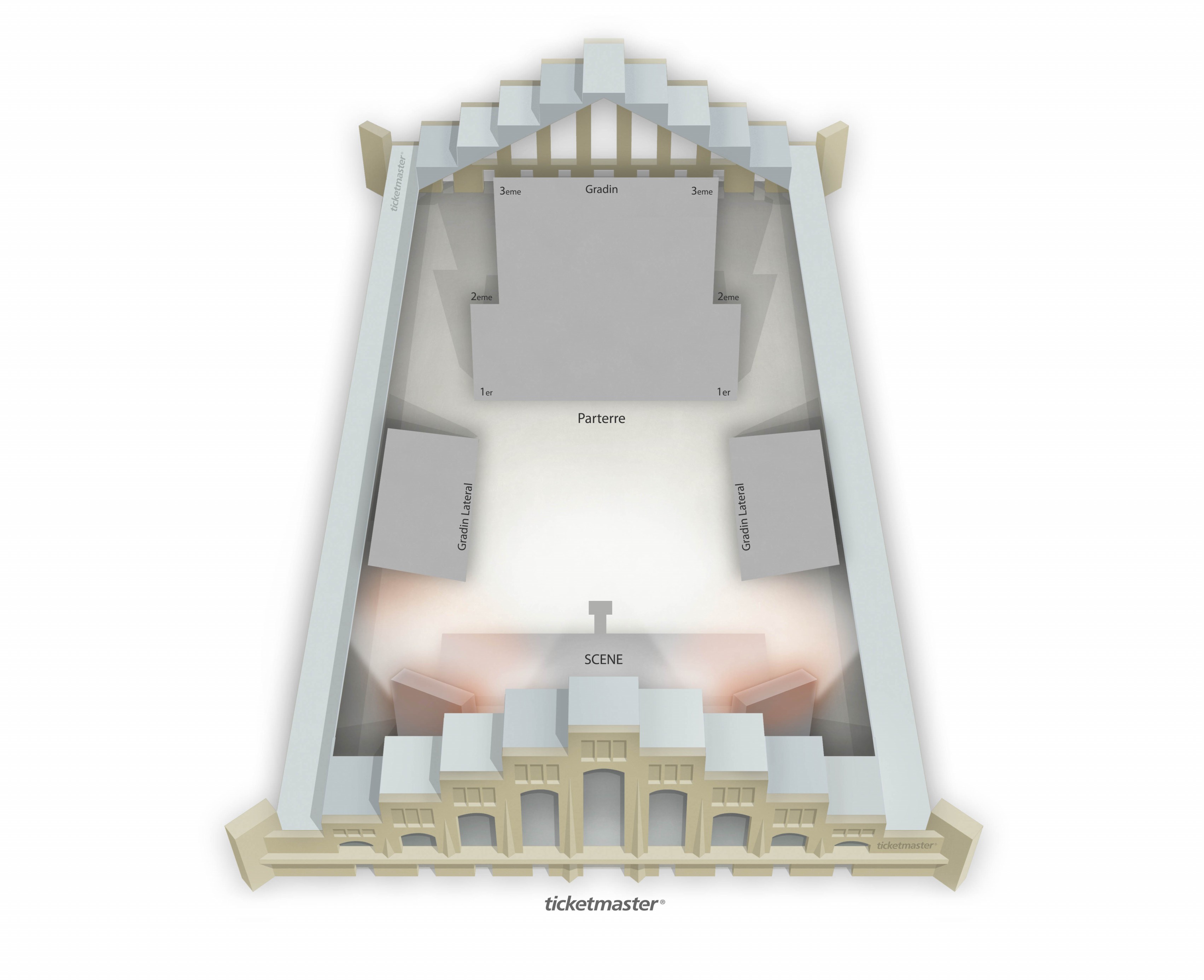 Plan de salle - HALLE TONY GARNIER