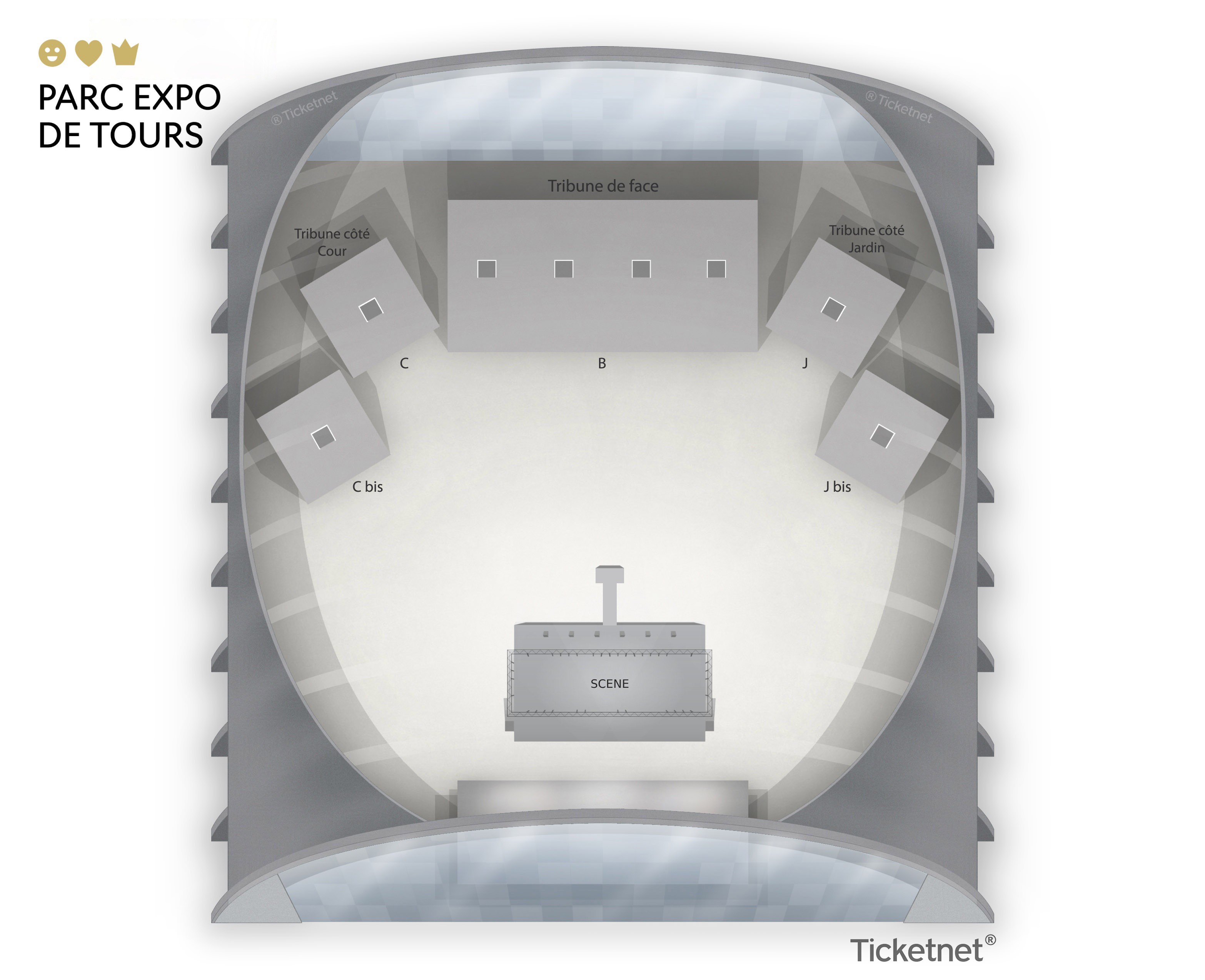 Plan de salle - PARC EXPO DE TOURS