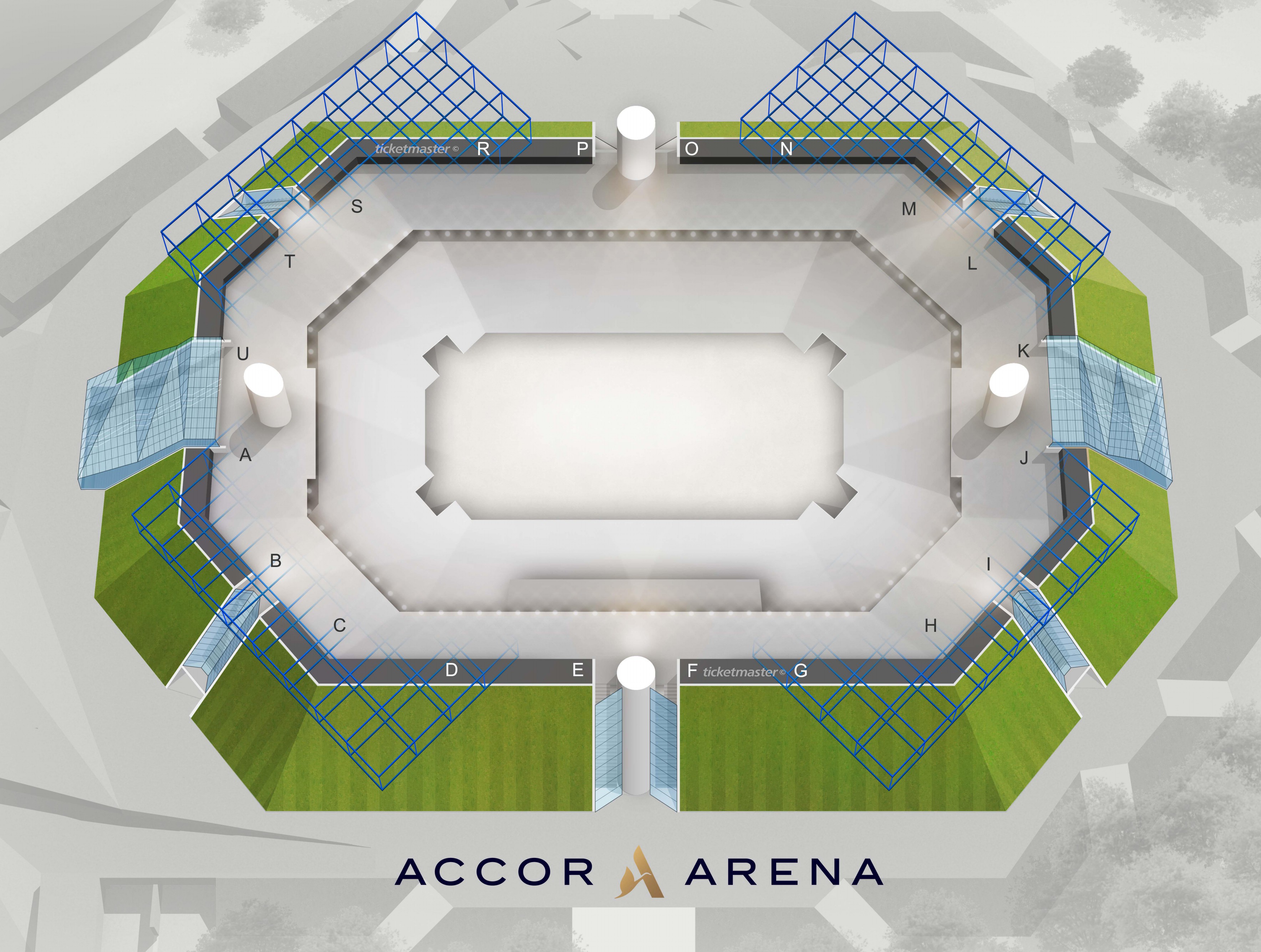 Plan de salle - ACCOR ARENA