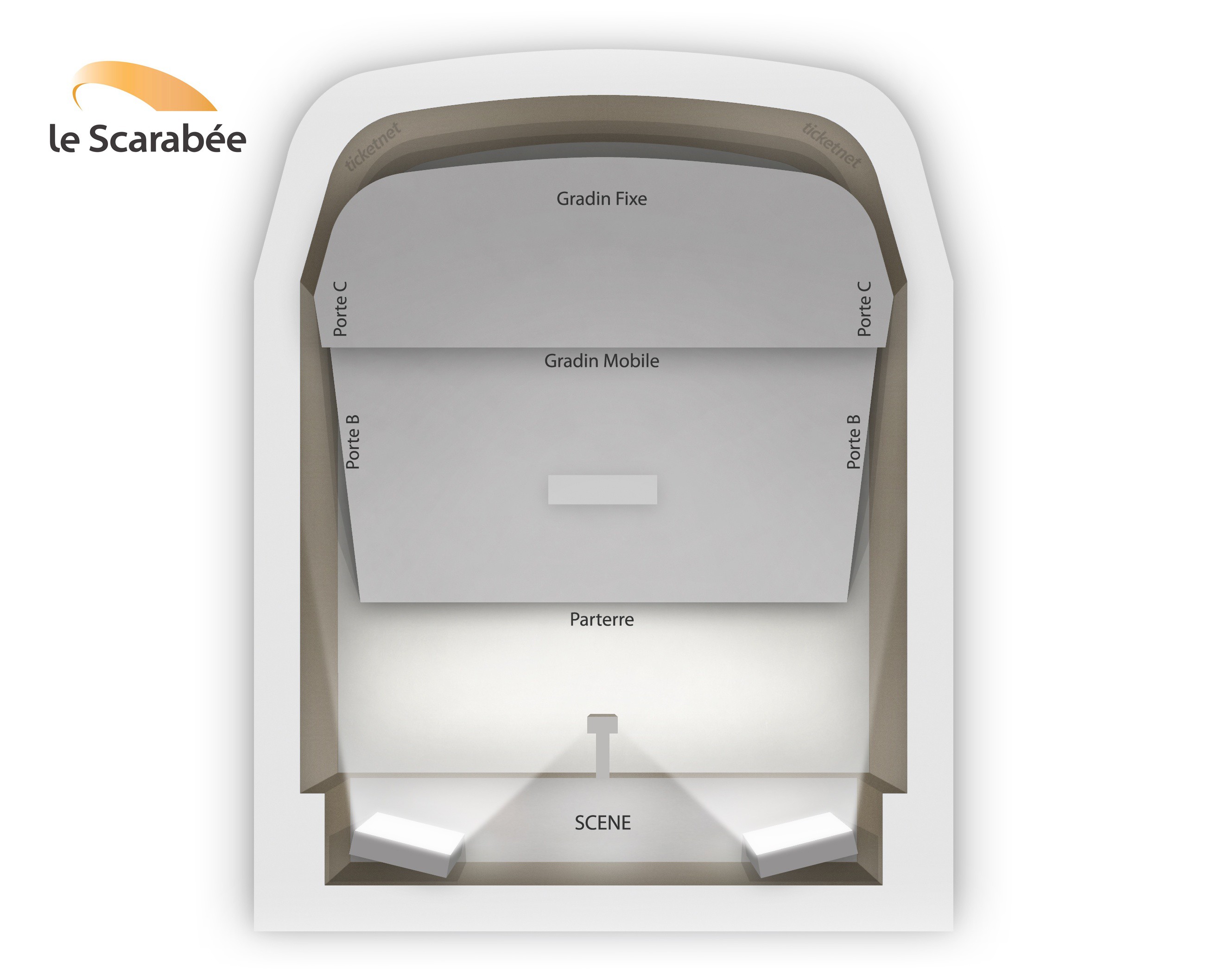 Plan de salle - LE SCARABEE - ROANNE