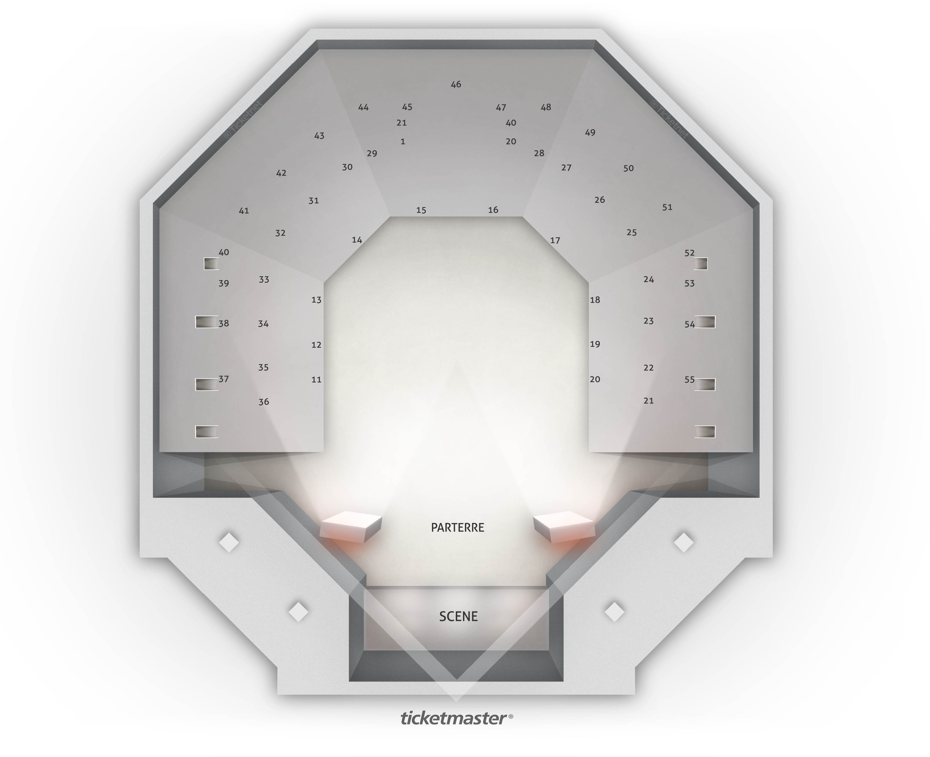 Plan de salle - GALAXIE