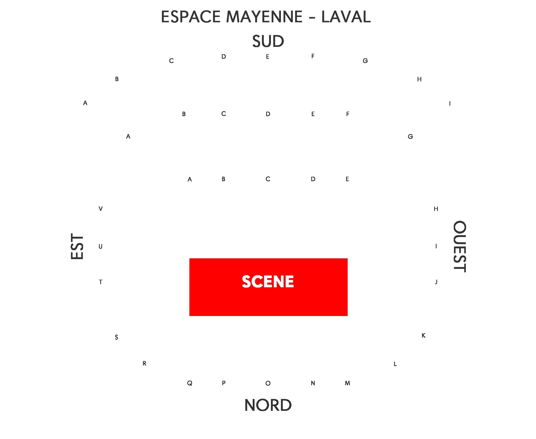 Plan de salle - ESPACE MAYENNE