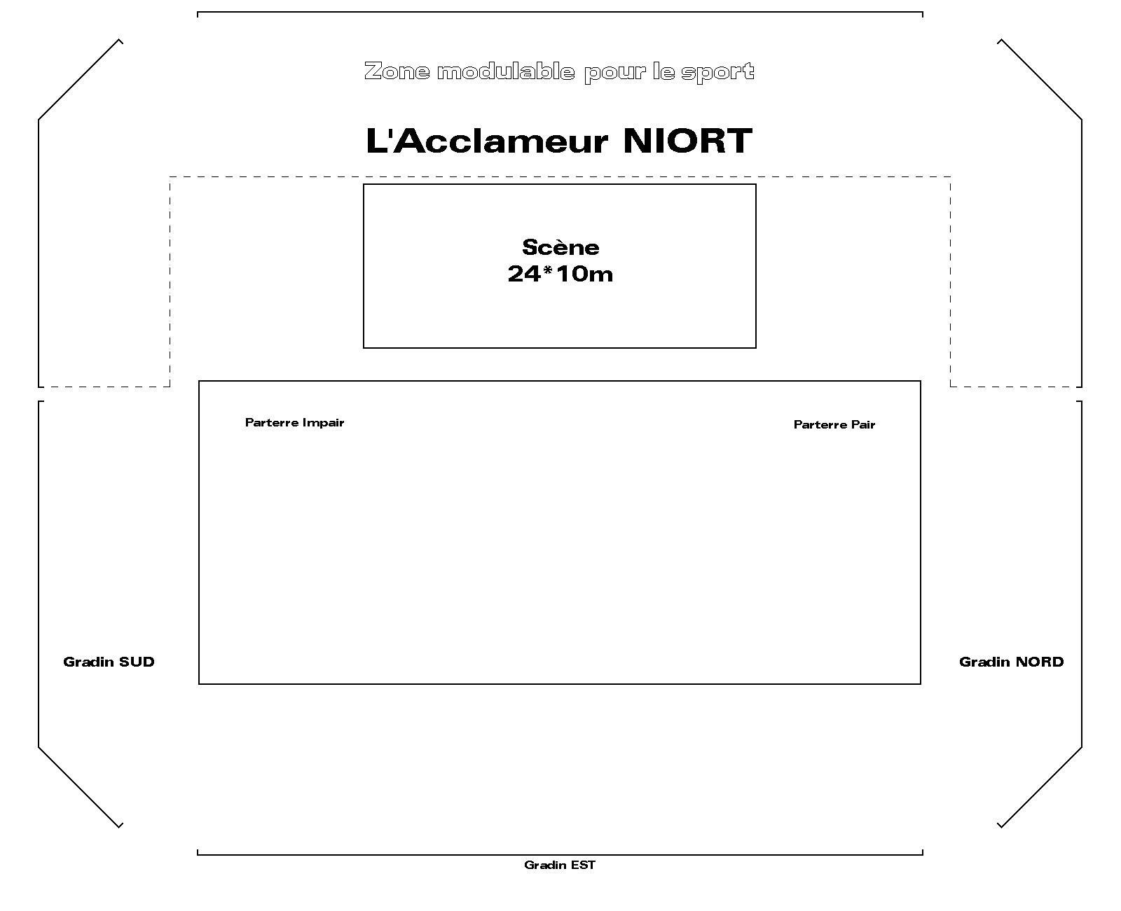 Plan de salle - L'ACCLAMEUR