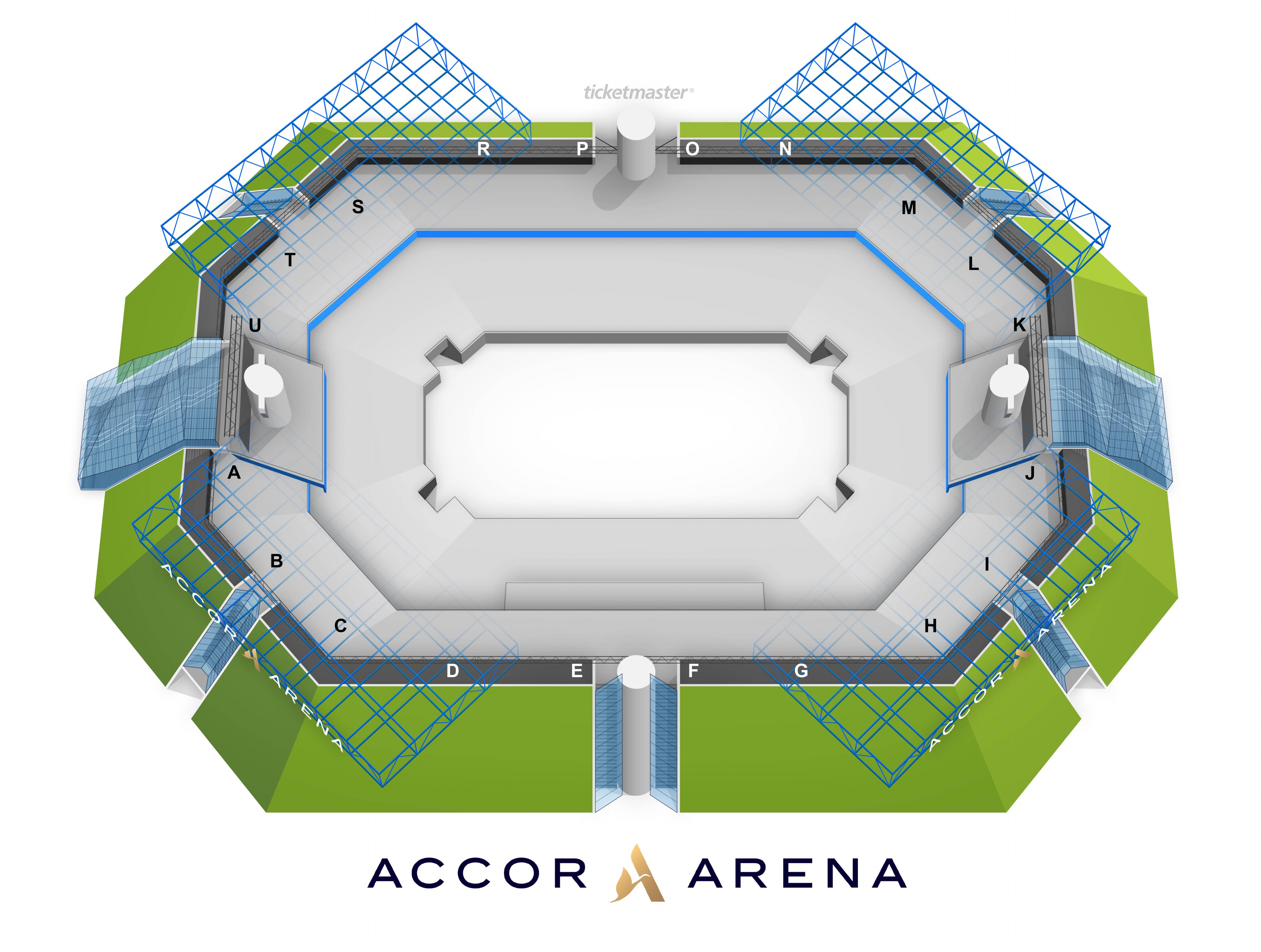 Plan de salle - ACCOR ARENA