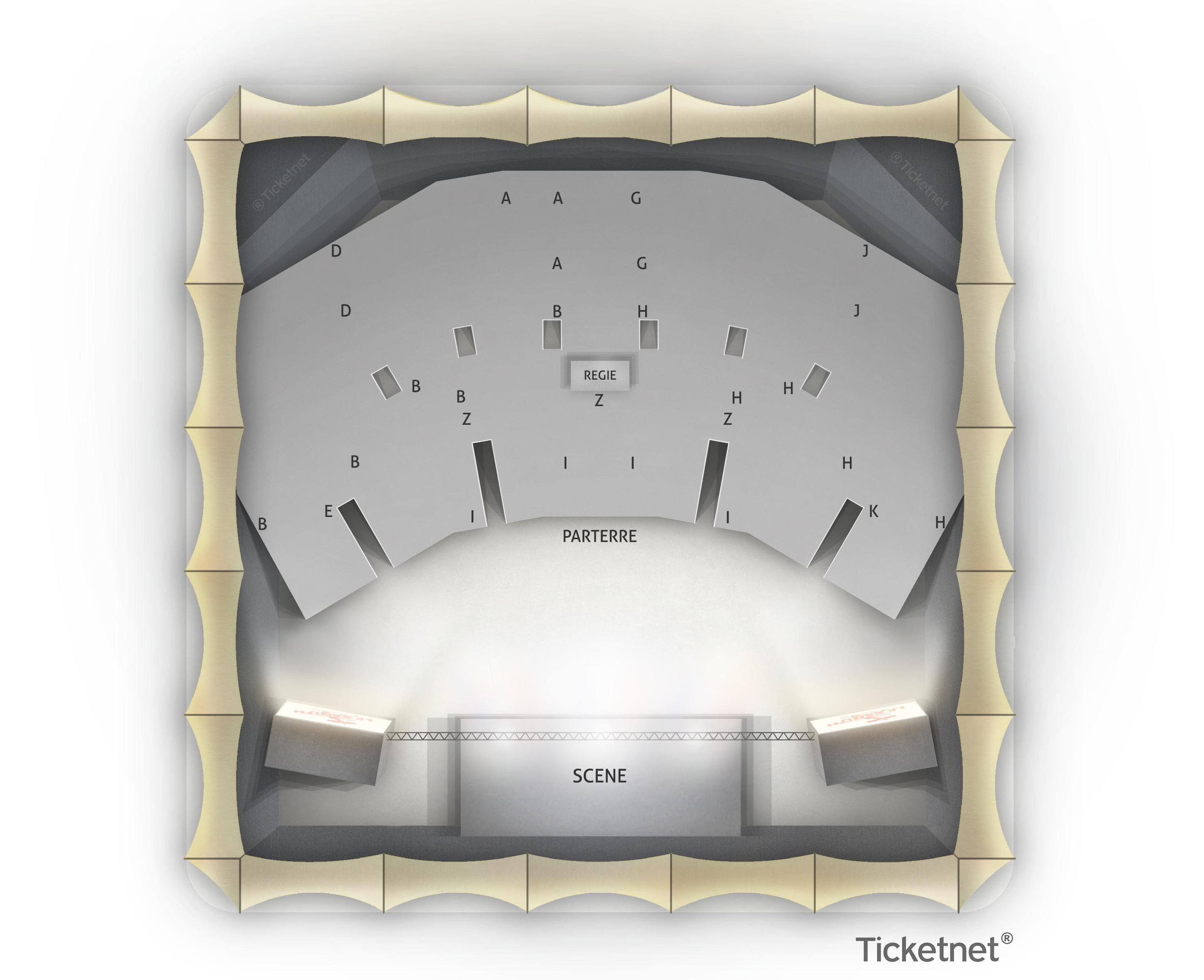 Plan de salle - ZENITH SUD MONTPELLIER