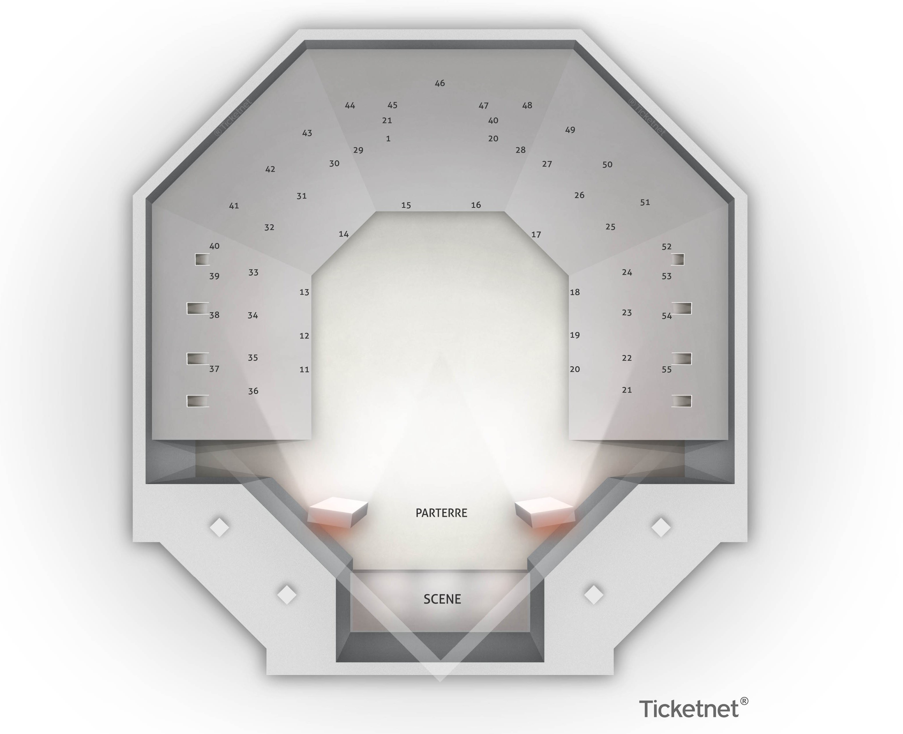 Plan de salle - GALAXIE