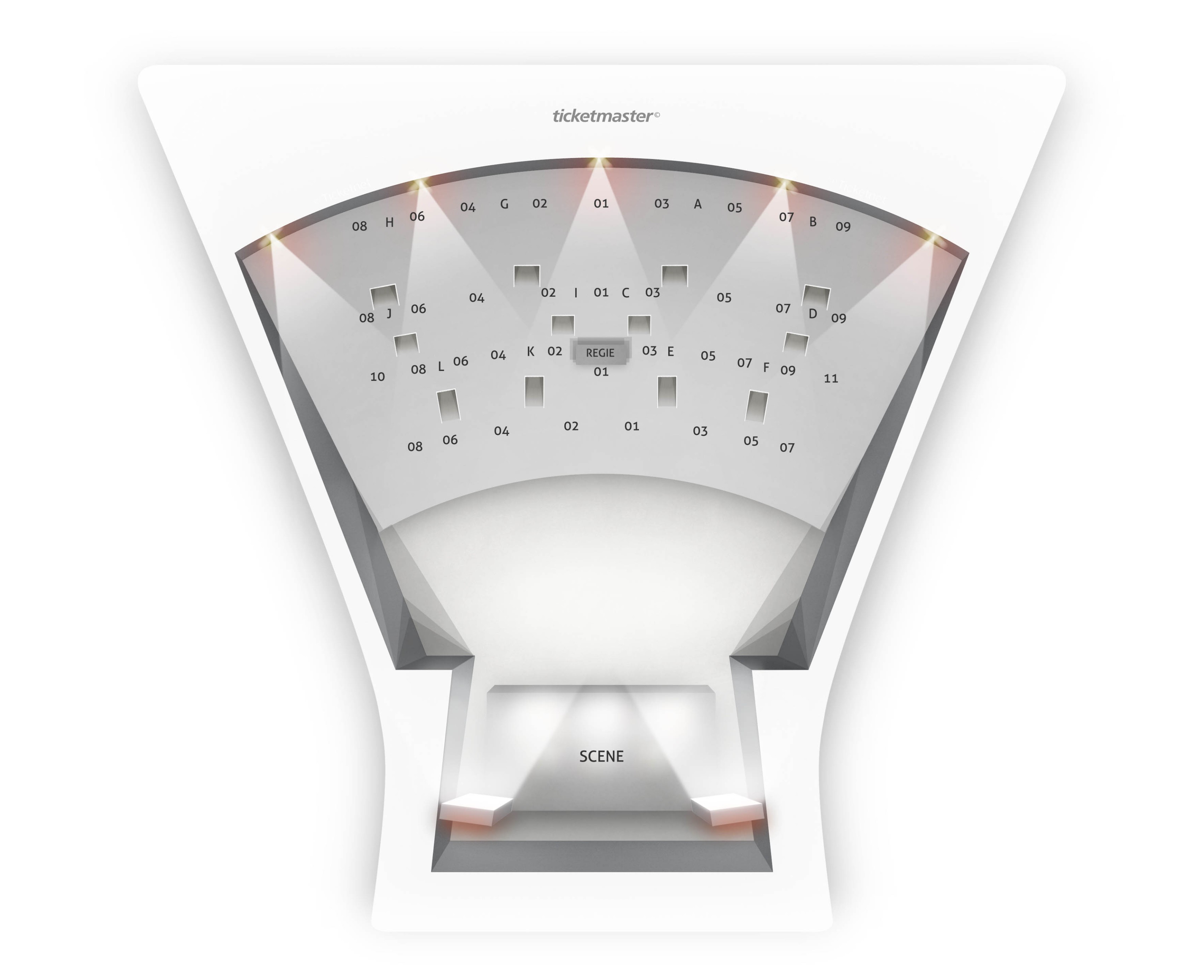 Plan de salle - ZENITH - SAINT ETIENNE