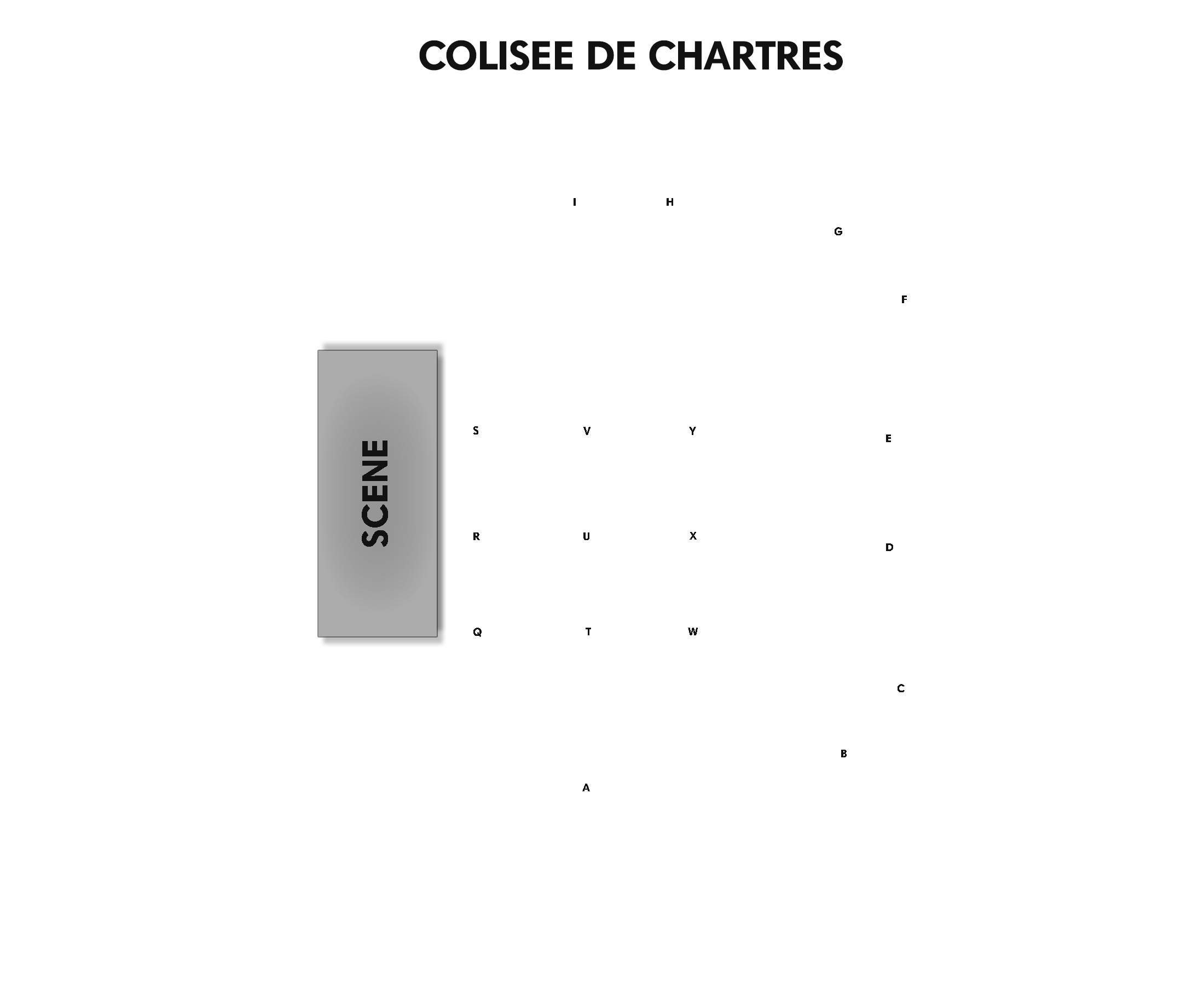Plan de salle - LE COLISEE