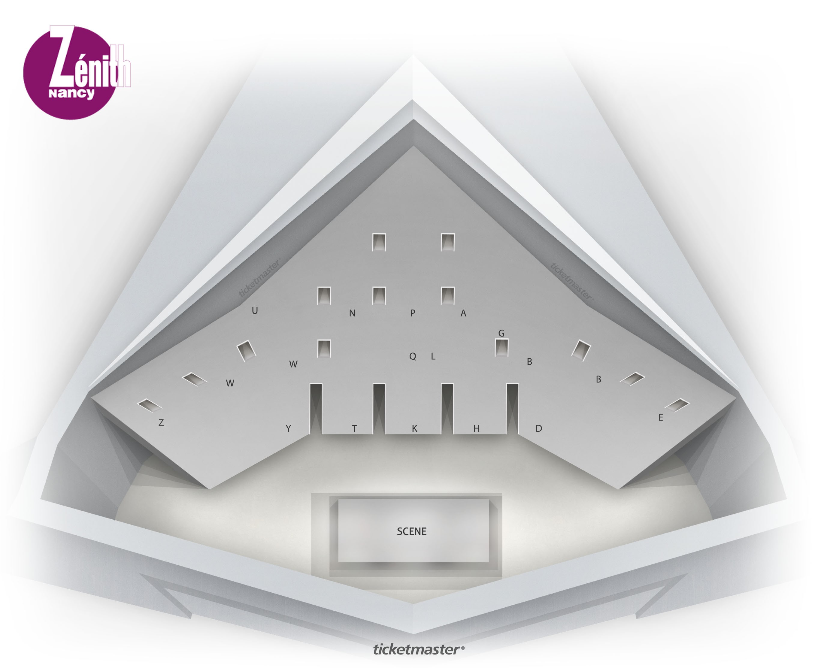 Plan de salle - ZENITH DE NANCY