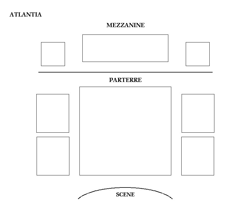 Plan de salle — PALAIS DES CONGRES - ATLANTIA