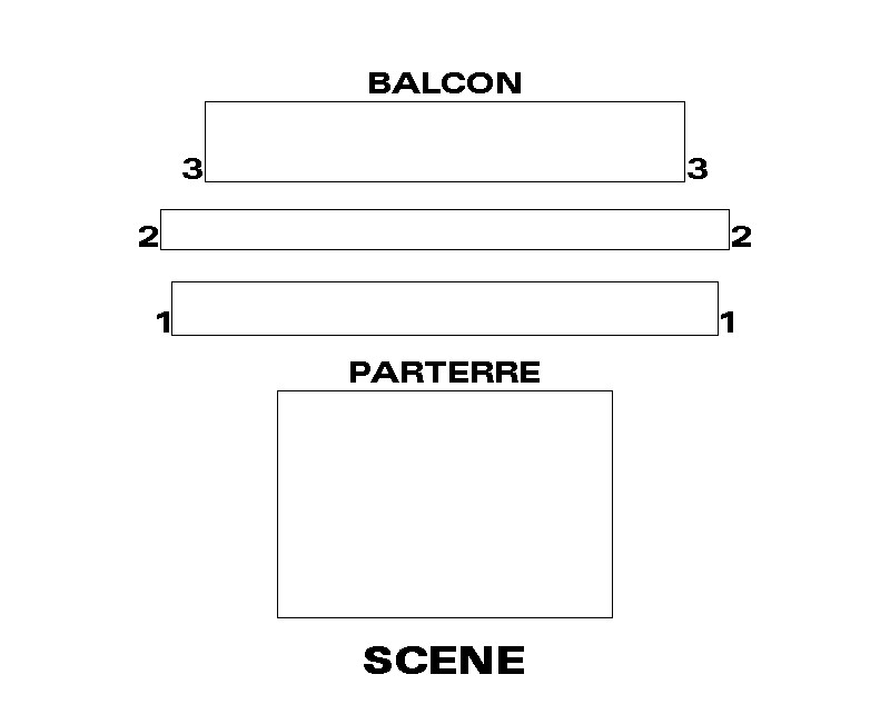 Plan de salle - GRAND THEATRE - ANGERS