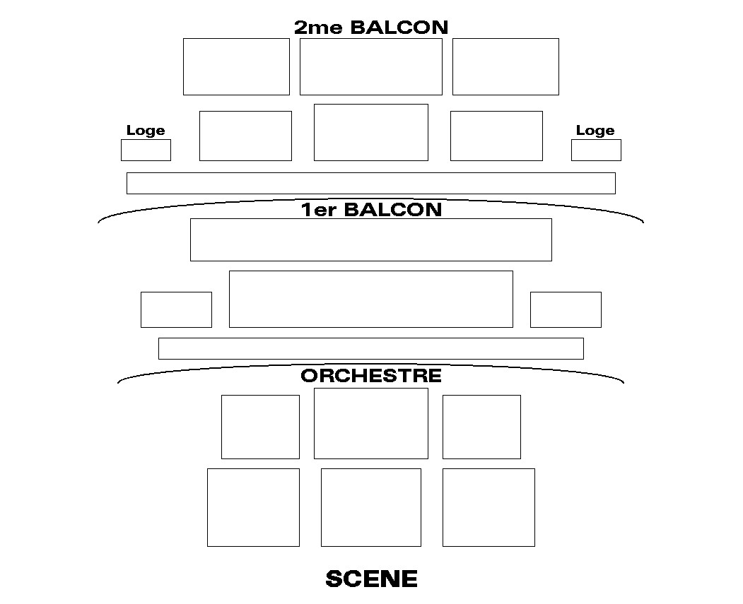 Plan de salle - OPERA DE LIMOGES