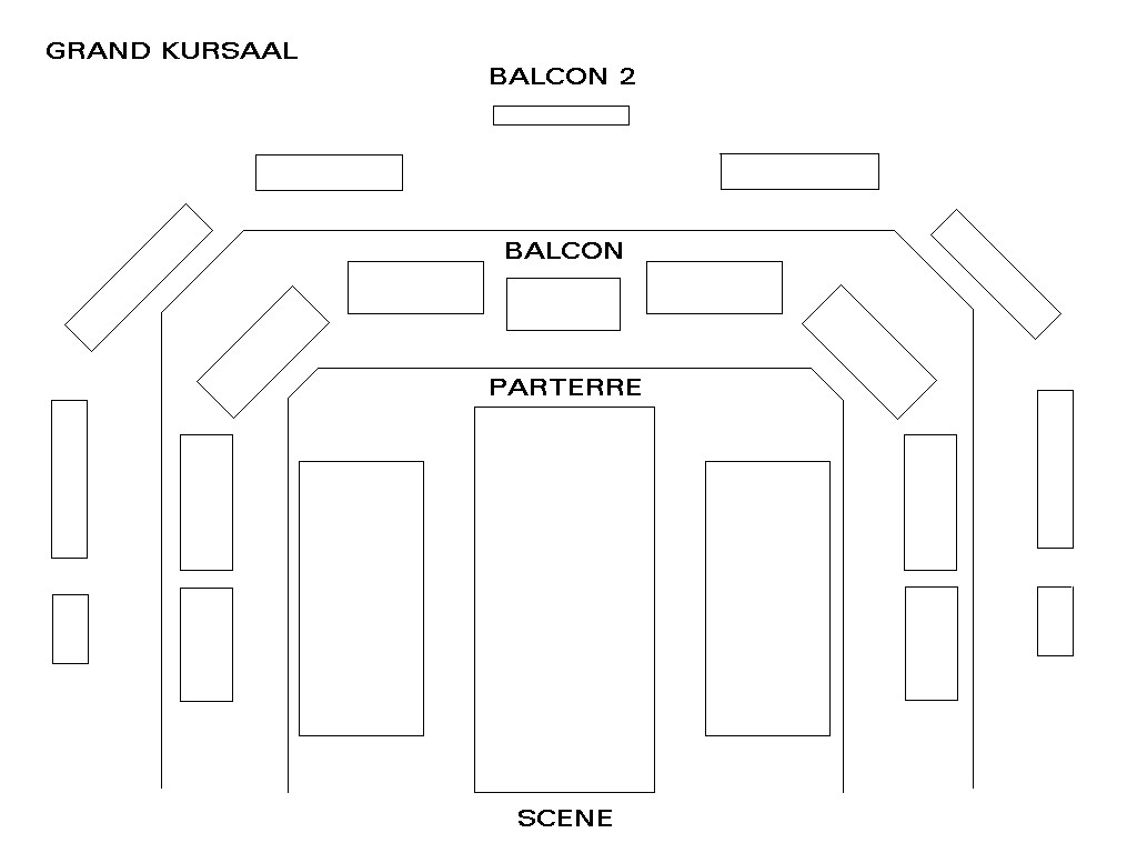 Plan de salle - GRAND KURSAAL