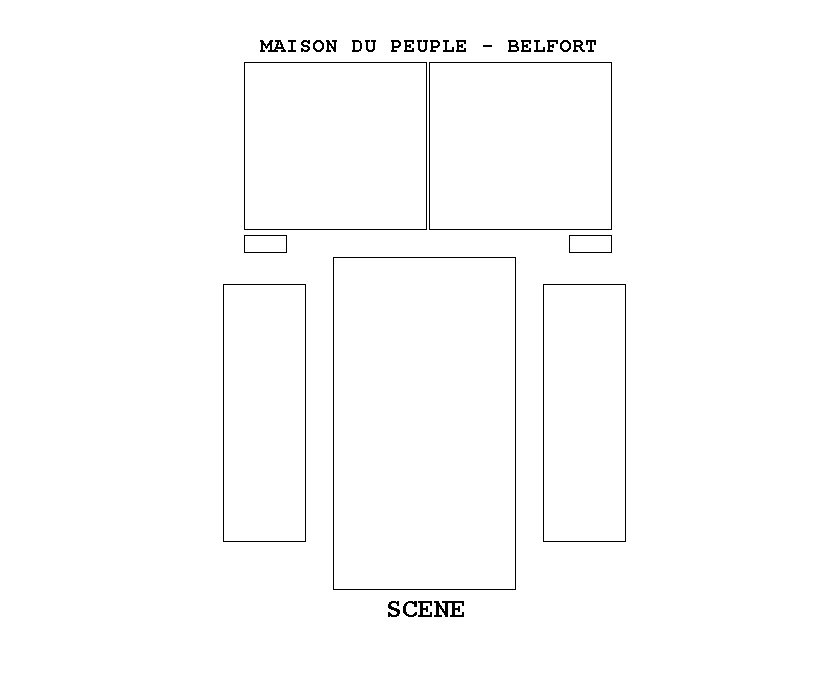 Plan de salle - MAISON DU PEUPLE