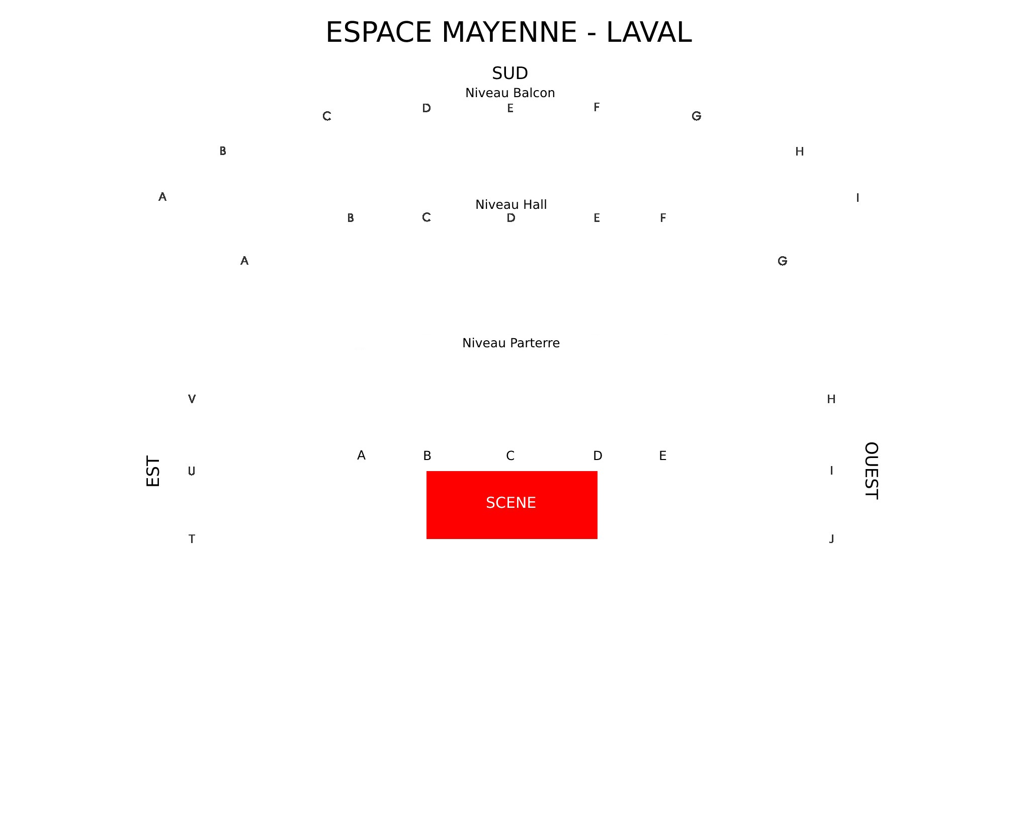 Plan de salle - ESPACE MAYENNE