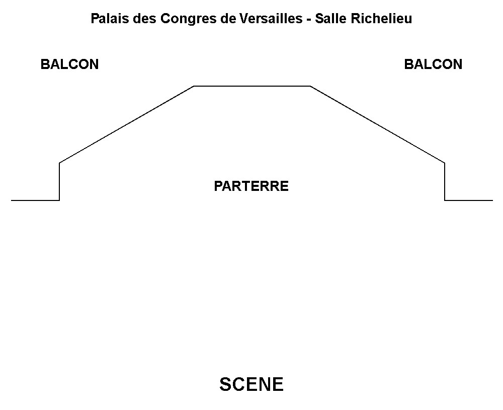 Plan de salle — VERSAILLES PALAIS DES CONGRES