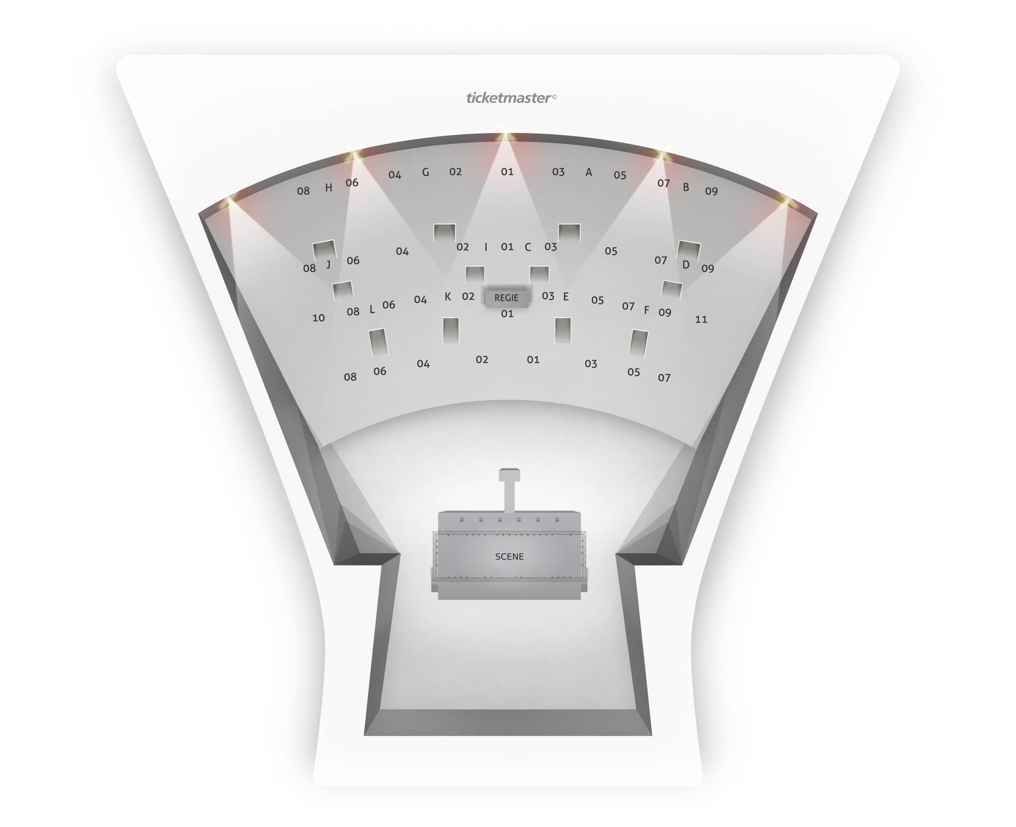 Plan de salle - ZENITH - SAINT ETIENNE