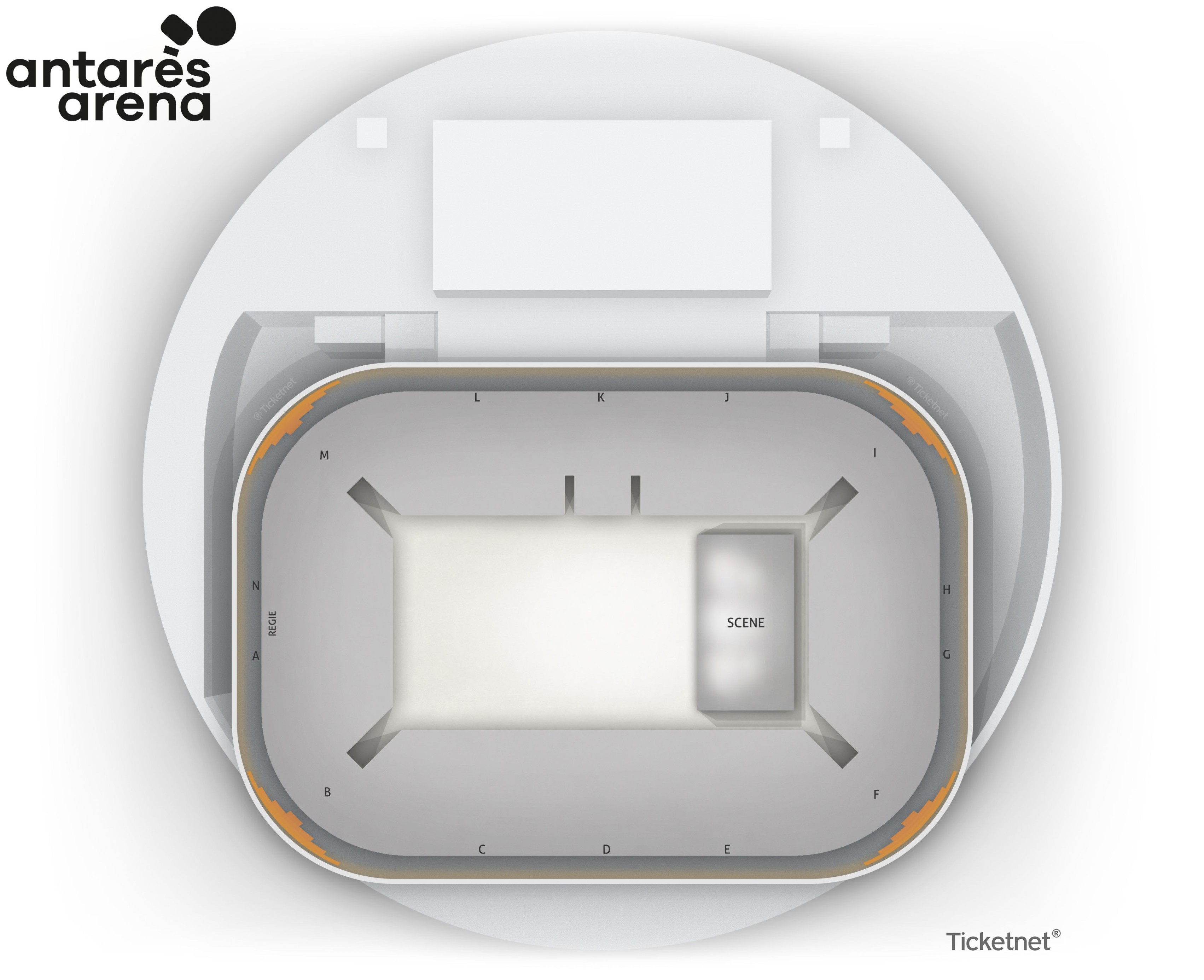 Plan de salle - ANTARES - LE MANS
