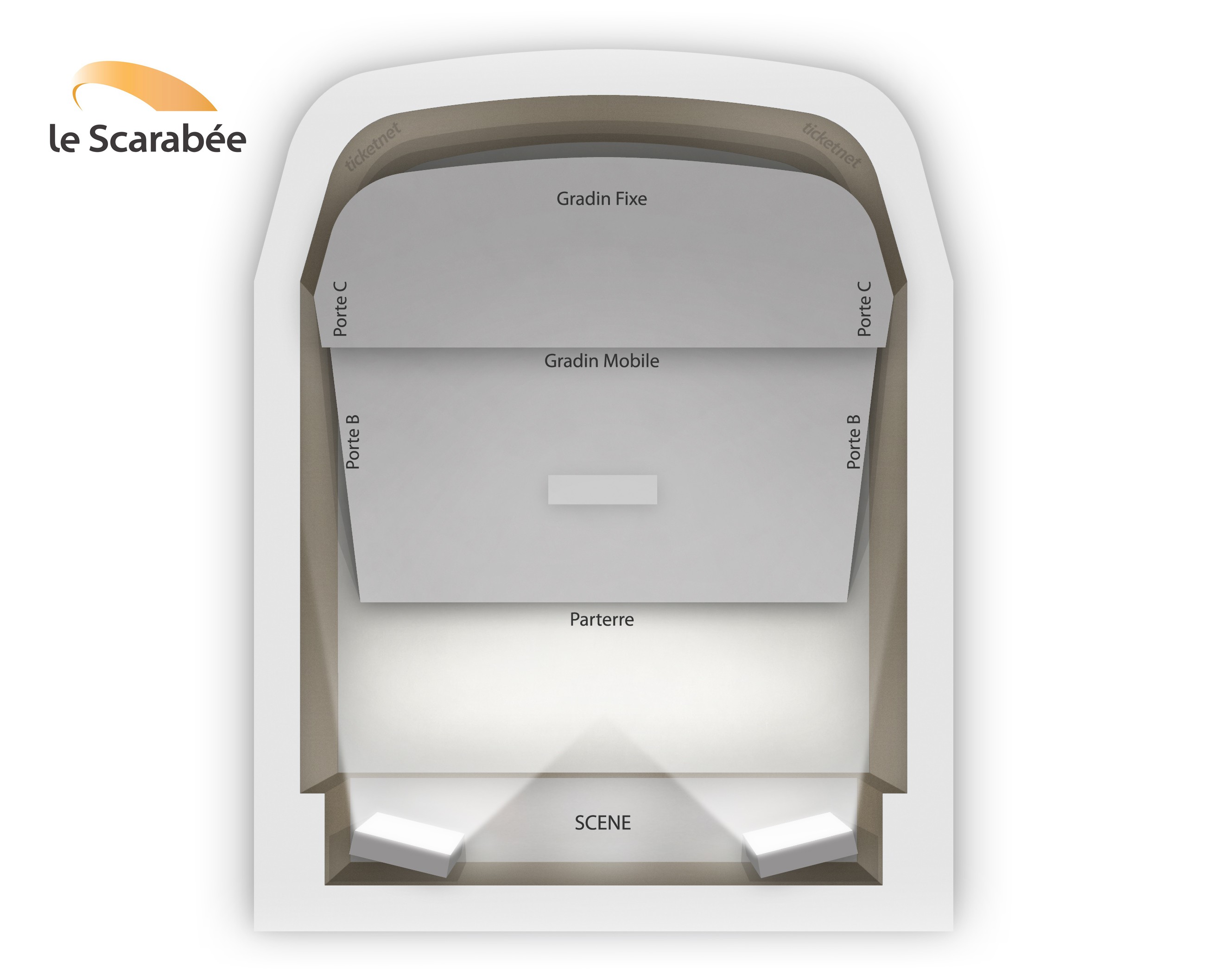 Plan de salle — LE SCARABEE - ROANNE