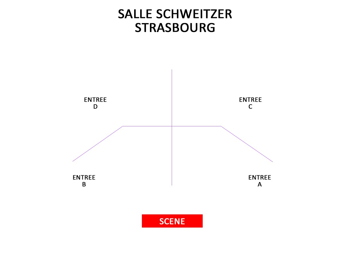 Plan de salle - PALAIS DES CONGRES - SALLE SCHWEITZER