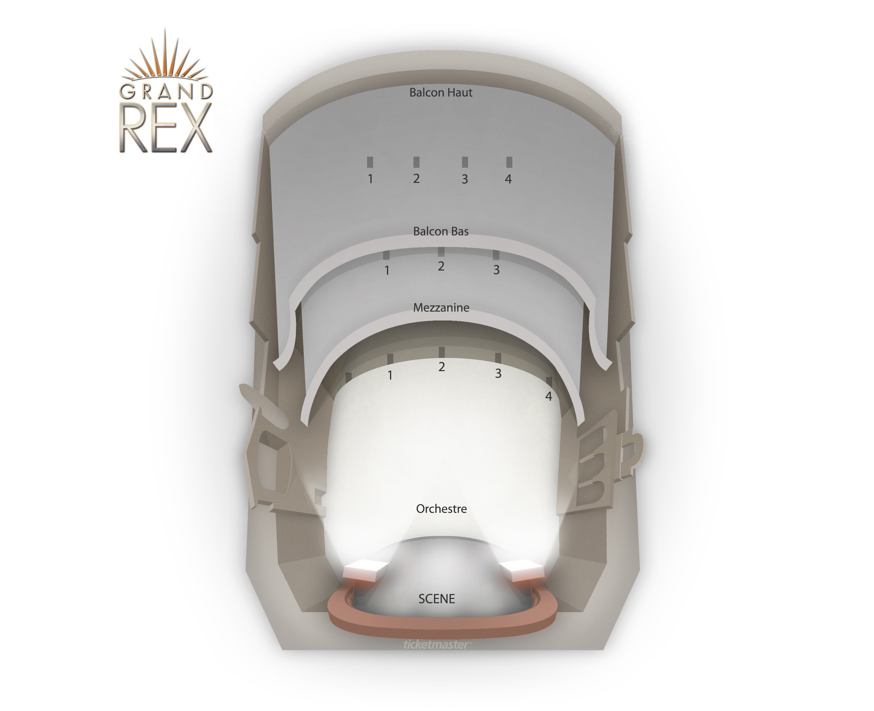 Plan de salle - Le Grand Rex