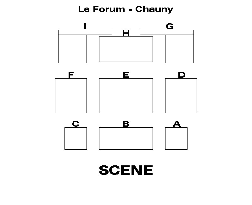 Plan de salle — LE FORUM DE CHAUNY