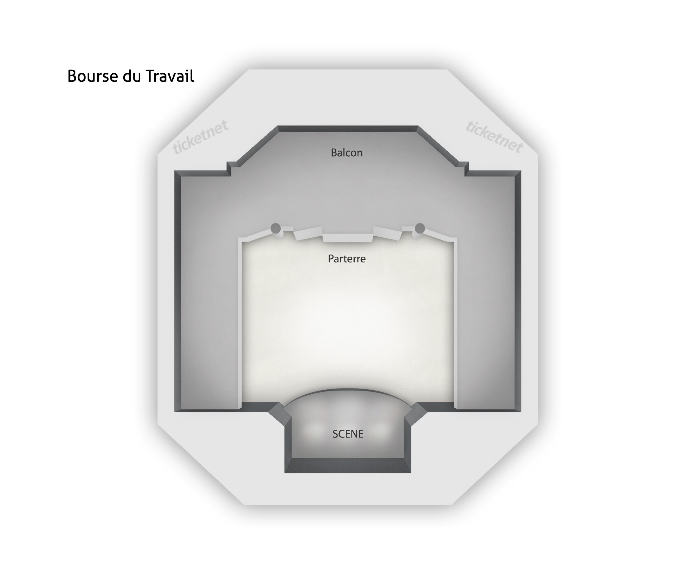 Plan de salle - BOURSE DU TRAVAIL