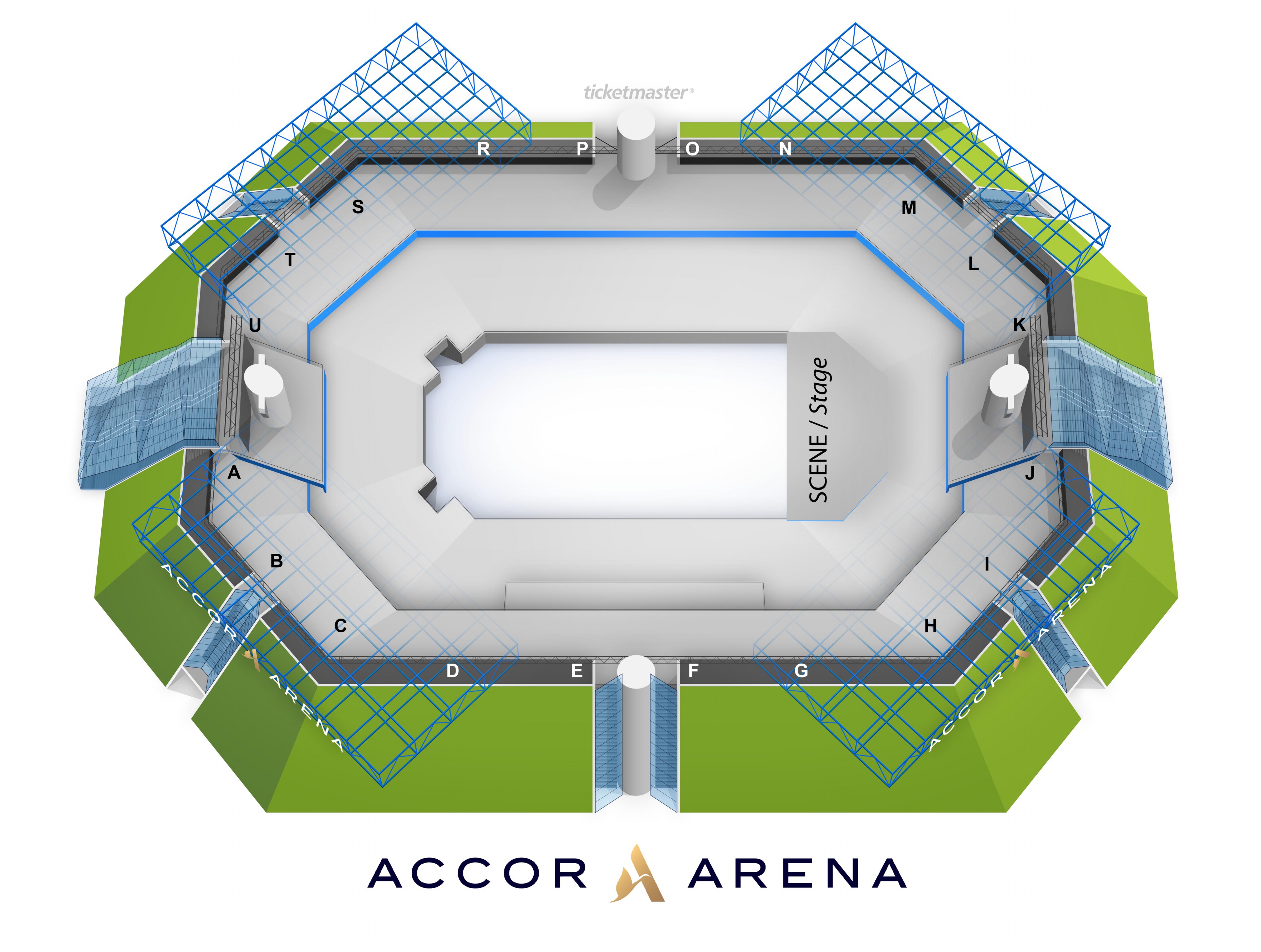 Plan de salle - ACCOR ARENA