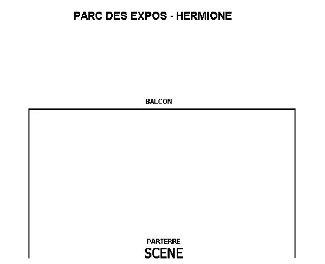 Plan de salle — PARC DES EXPOS - HERMIONE