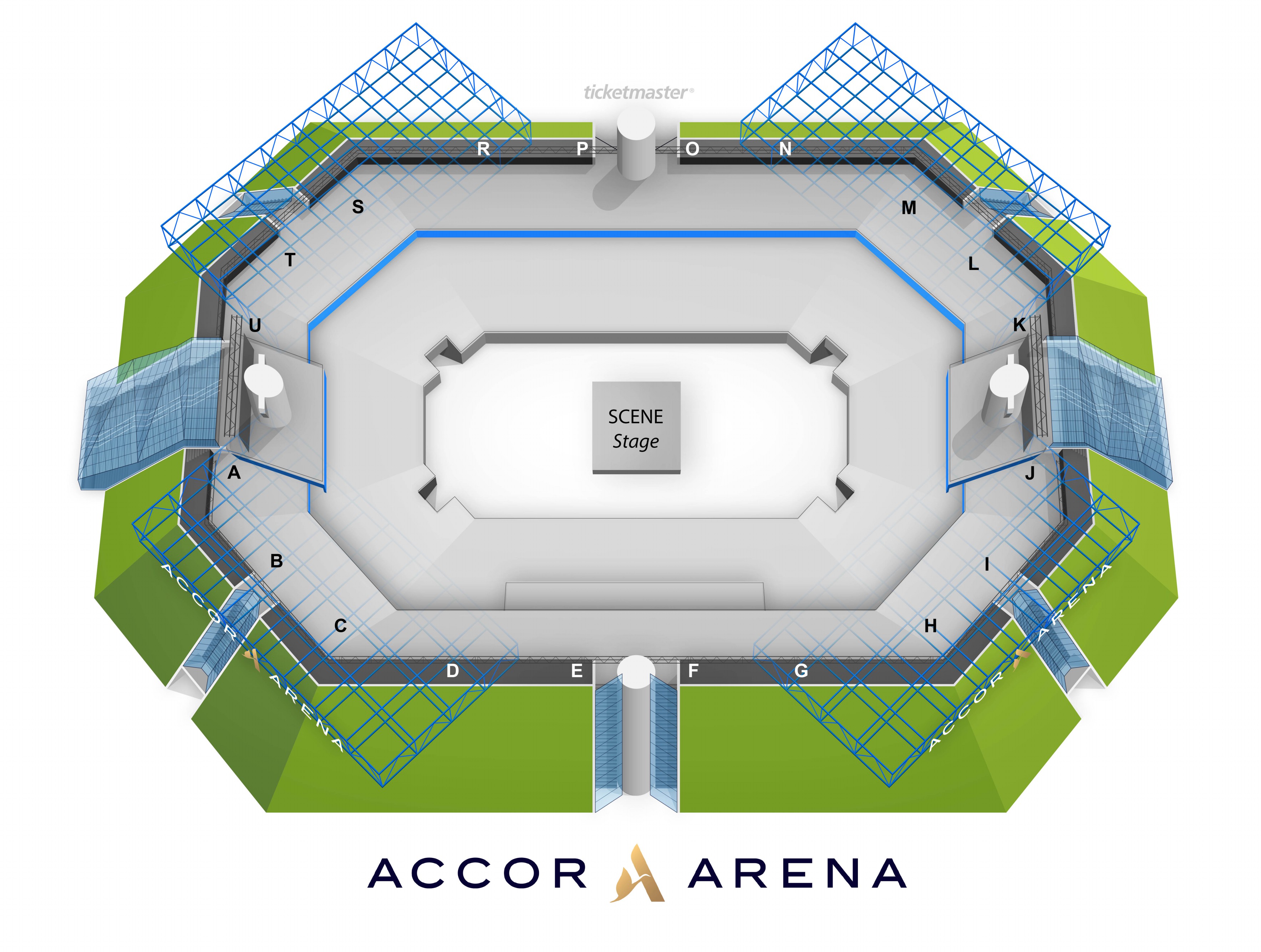 Plan de salle - ACCOR ARENA