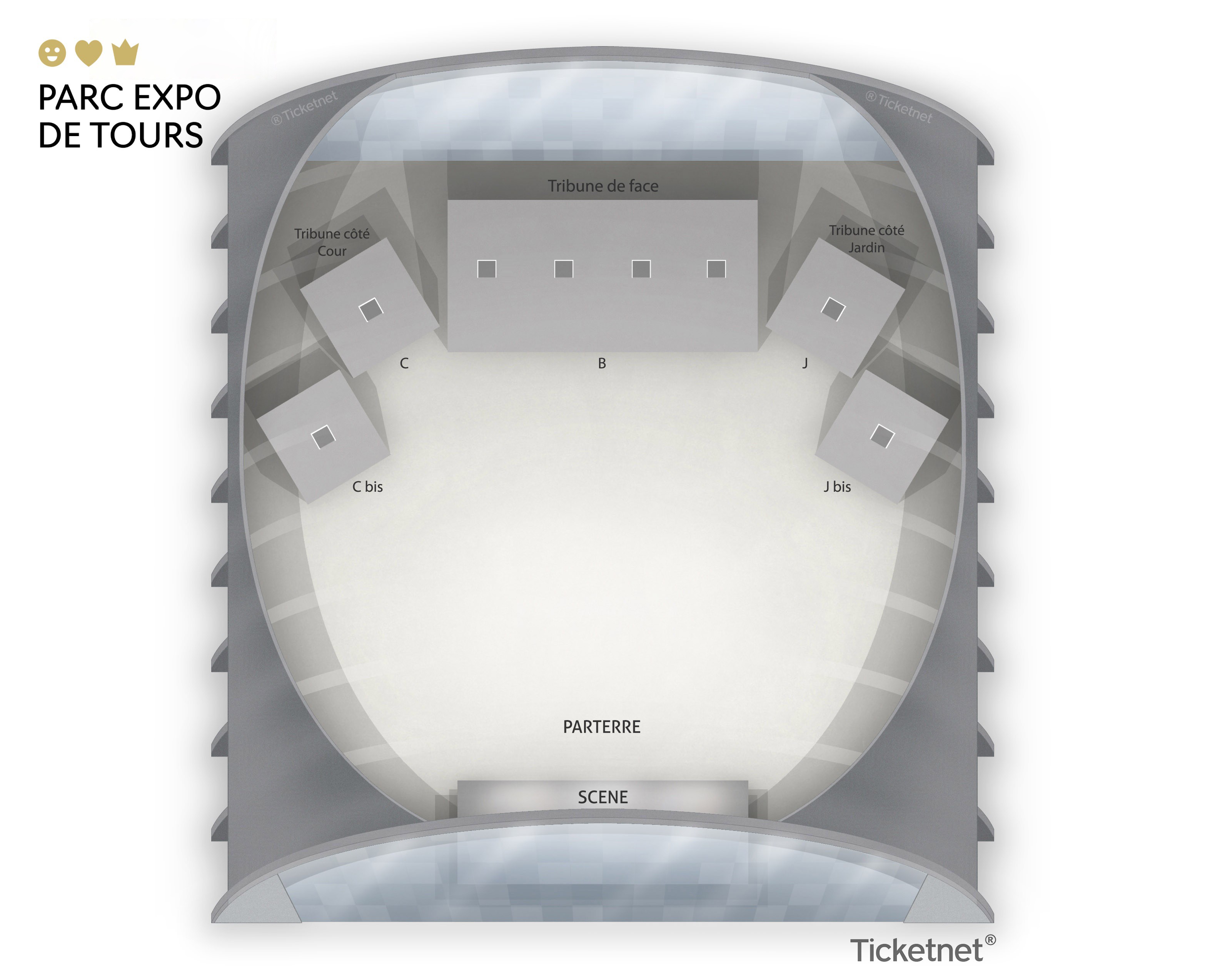 Plan de salle — PARC EXPO DE TOURS