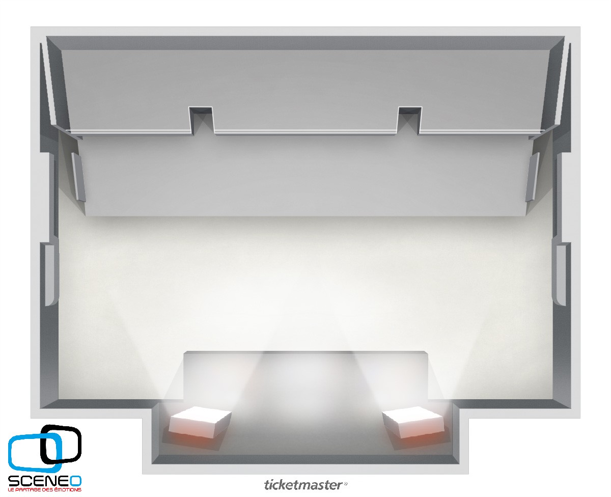 Plan de salle - SCENEO - LONGUENESSE