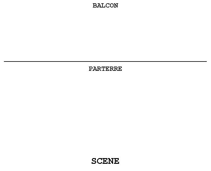 Plan de salle — THEATRE DE L'ETANG
