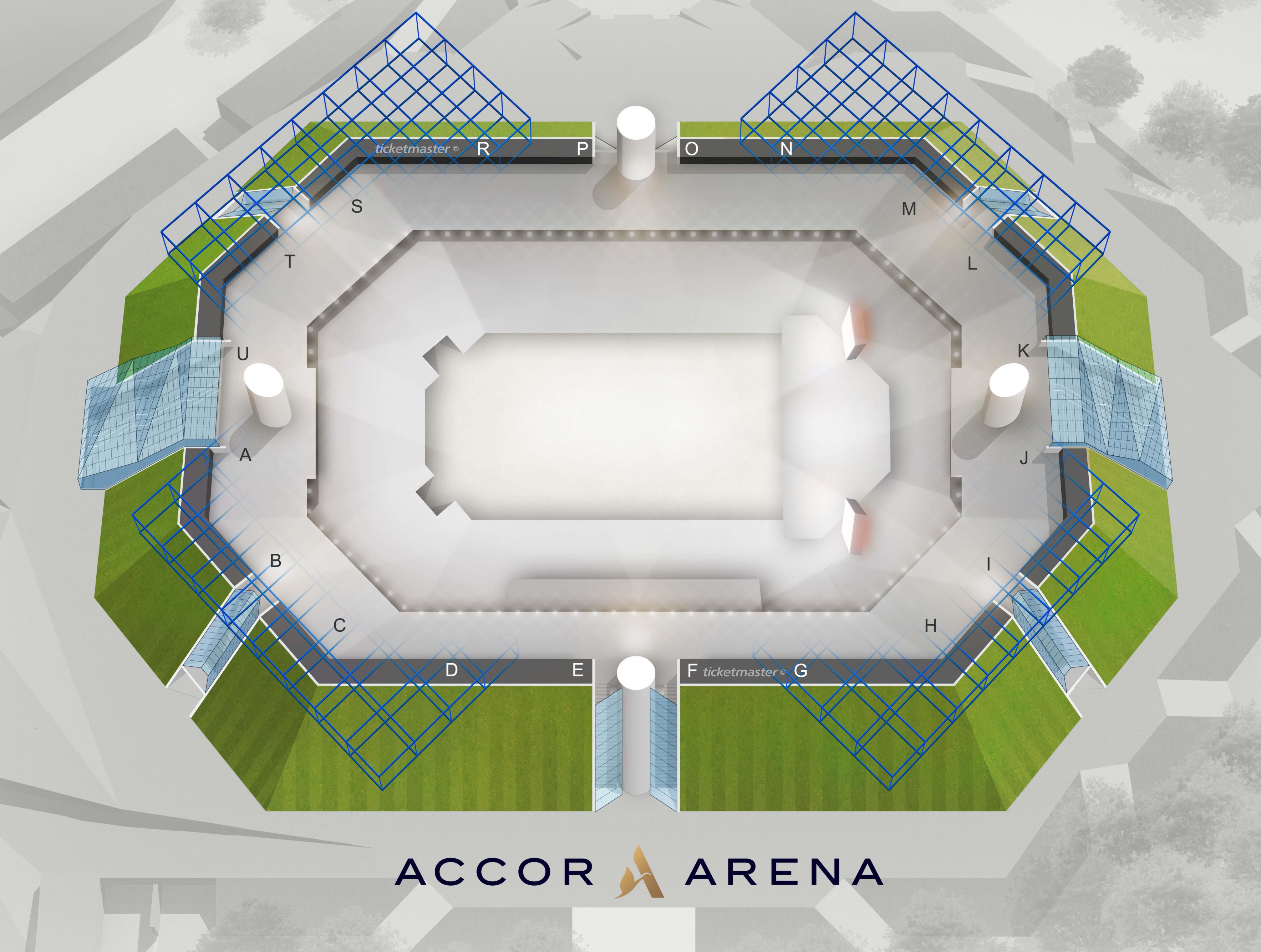 Plan de salle - ACCOR ARENA