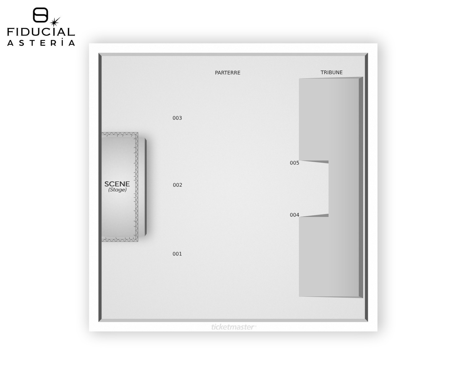 Plan de salle - FIDUCIAL Astéria