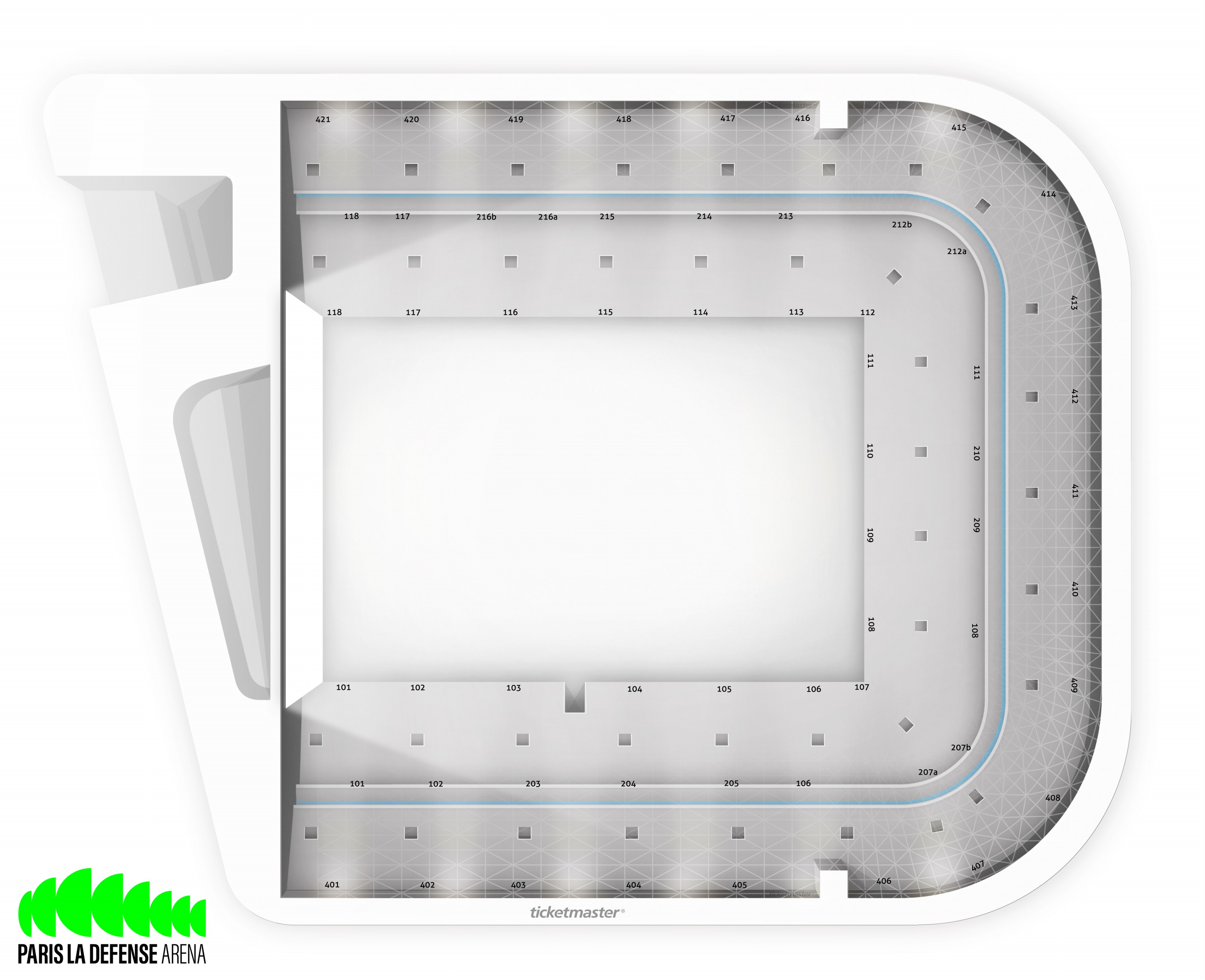 Plan de salle - PLENITUDE ARENA