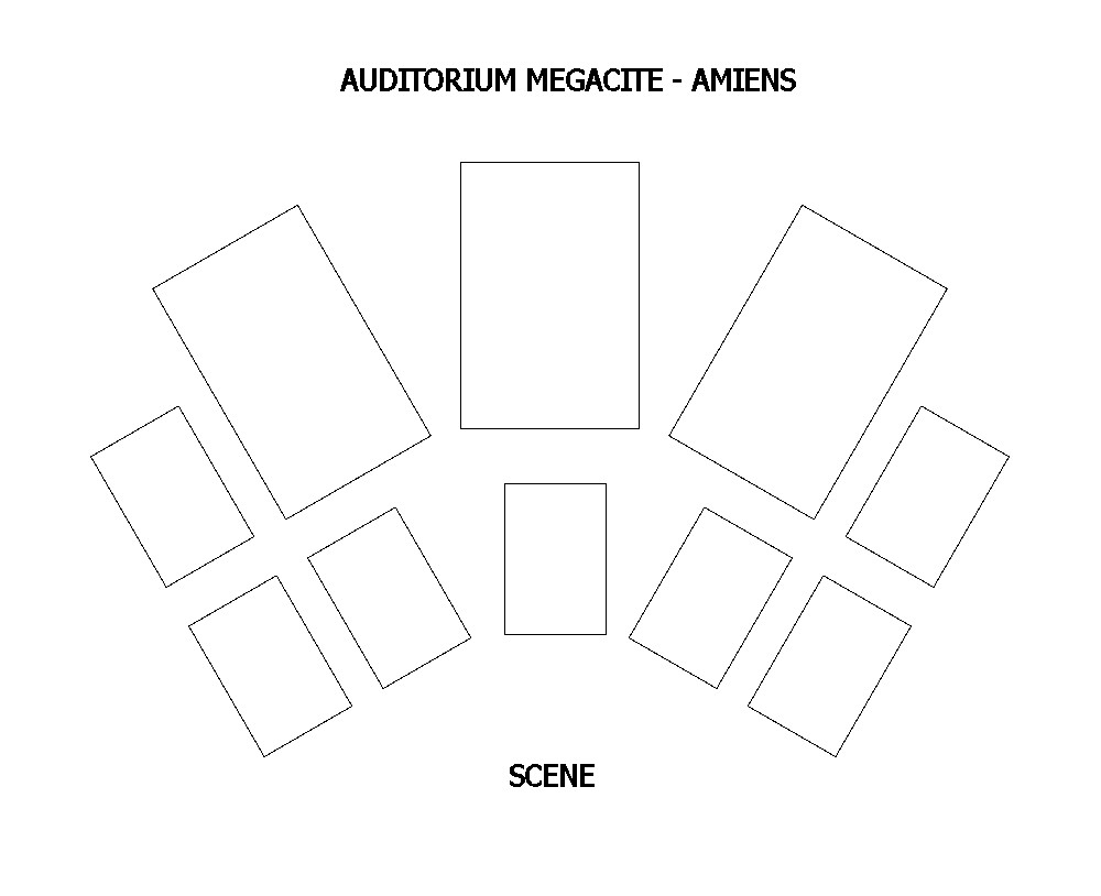 Plan de salle — AUDITORIUM MEGACITE