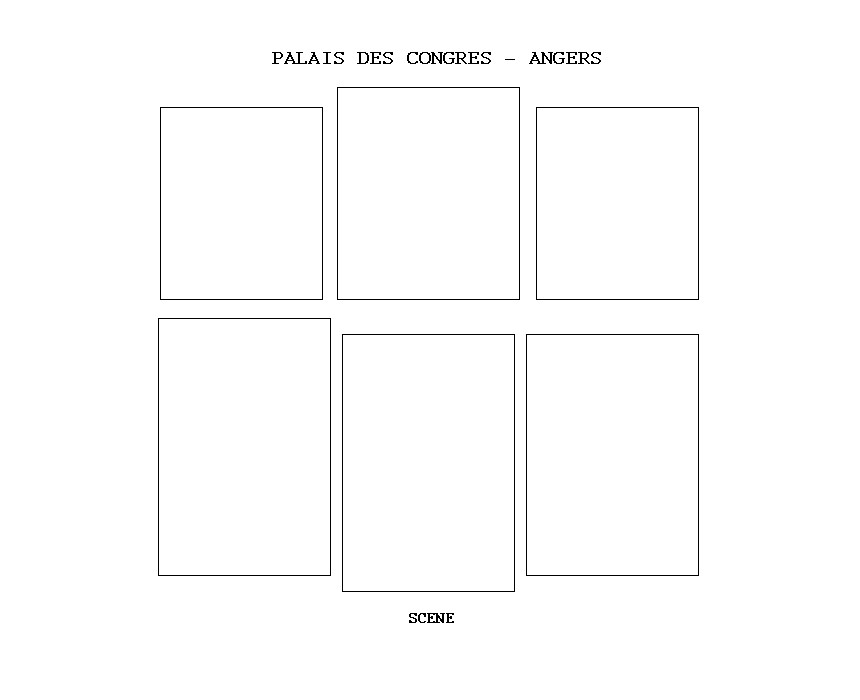 Plan de salle — CENTRE DES CONGRES D'ANGERS