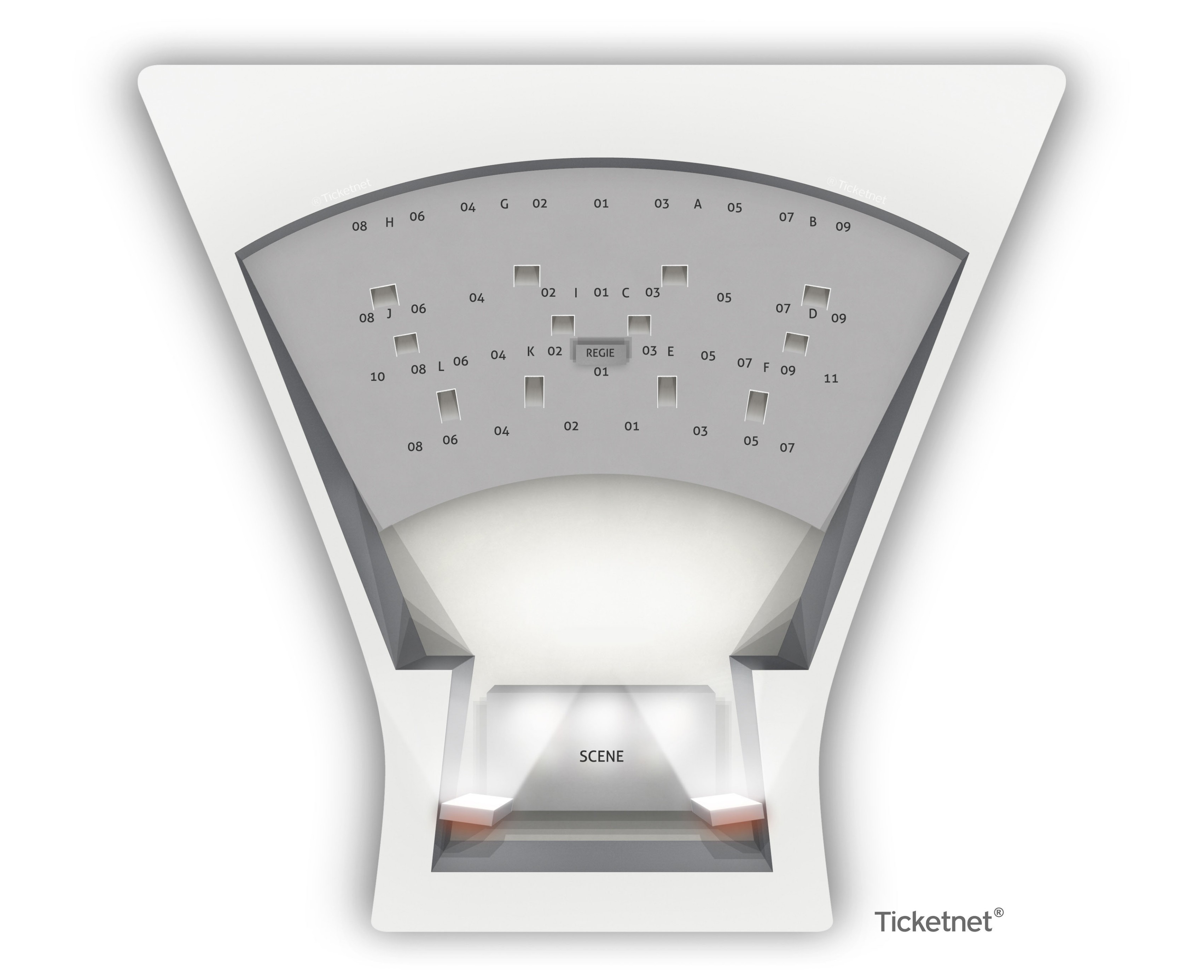 Plan de salle - ZENITH - SAINT ETIENNE