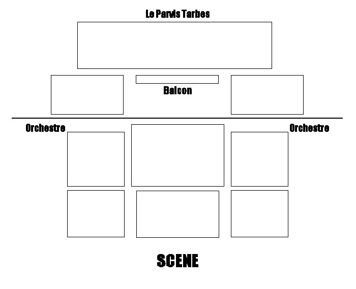 Plan de salle — LE PARVIS