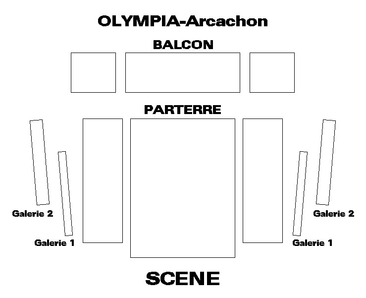 Plan de salle — THEATRE OLYMPIA