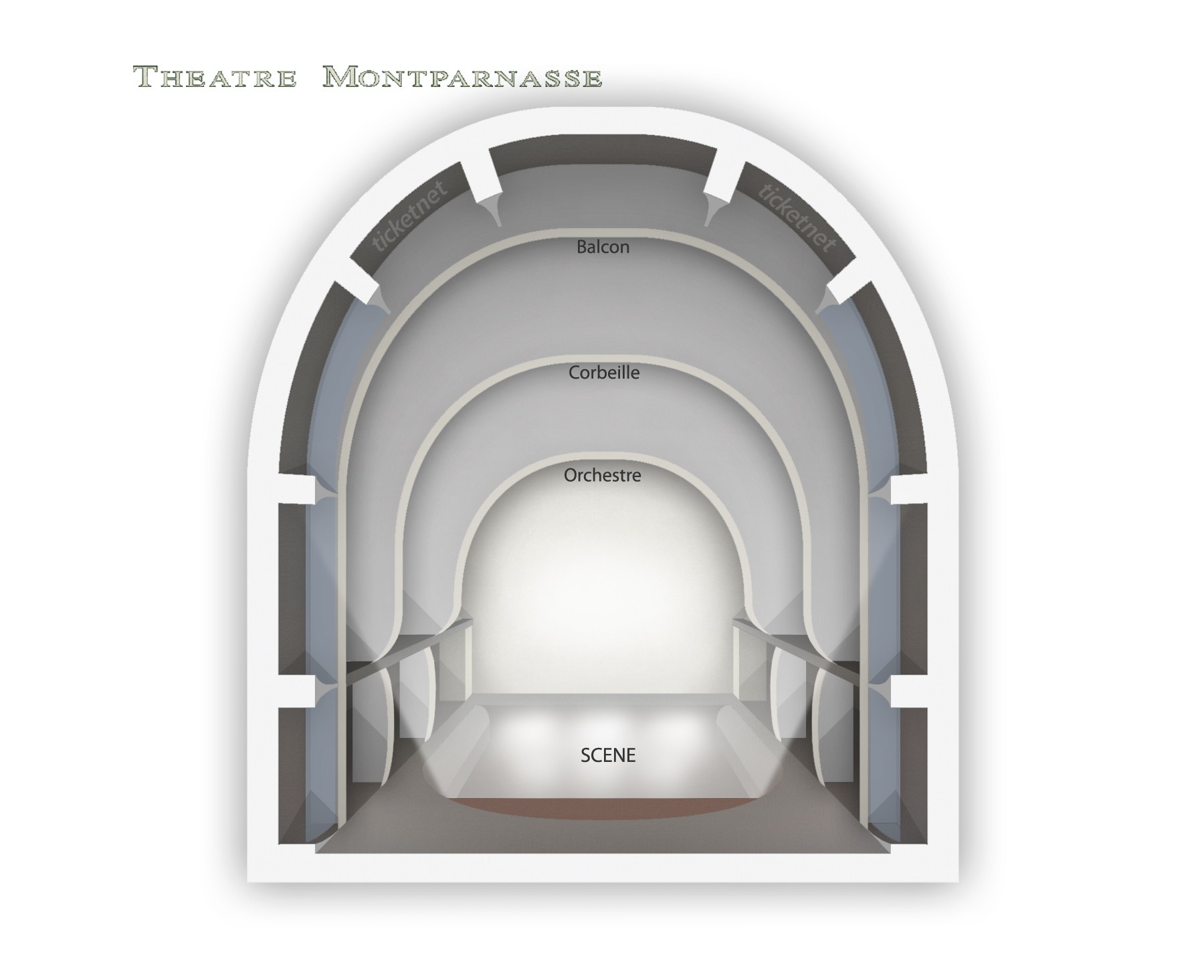 Plan de salle — THEATRE MONTPARNASSE