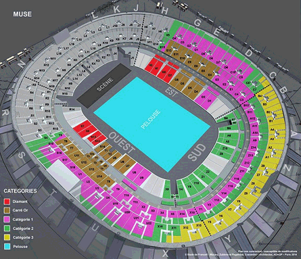 Muse - Stade De France the 8 Jul 2023