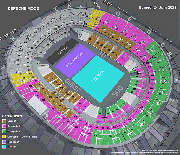 Depeche Mode - Stade De France the 24 Jun 2023