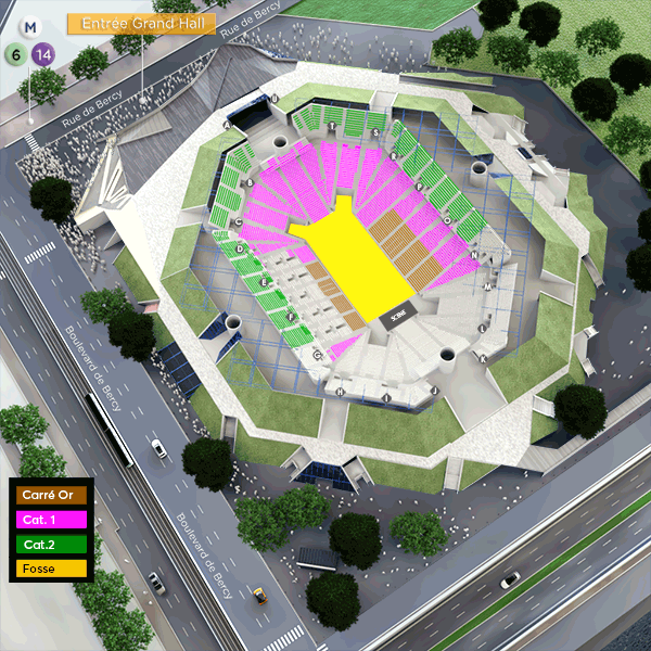 Sdm - Accor Arena le 25 févr. 2025