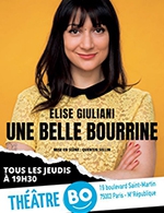 Réservez les meilleures places pour Elise Giuliani - Theatre Bo Saint-martin - Du 29 avril 2023 au 30 juin 2023