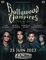 Réservez les meilleures places pour Hollywood Vampires - Zenith Paris - La Villette - Le 25 juin 2023
